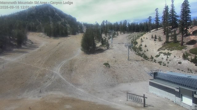 view from Mammoth Canyon Lodge on 2026-09-16