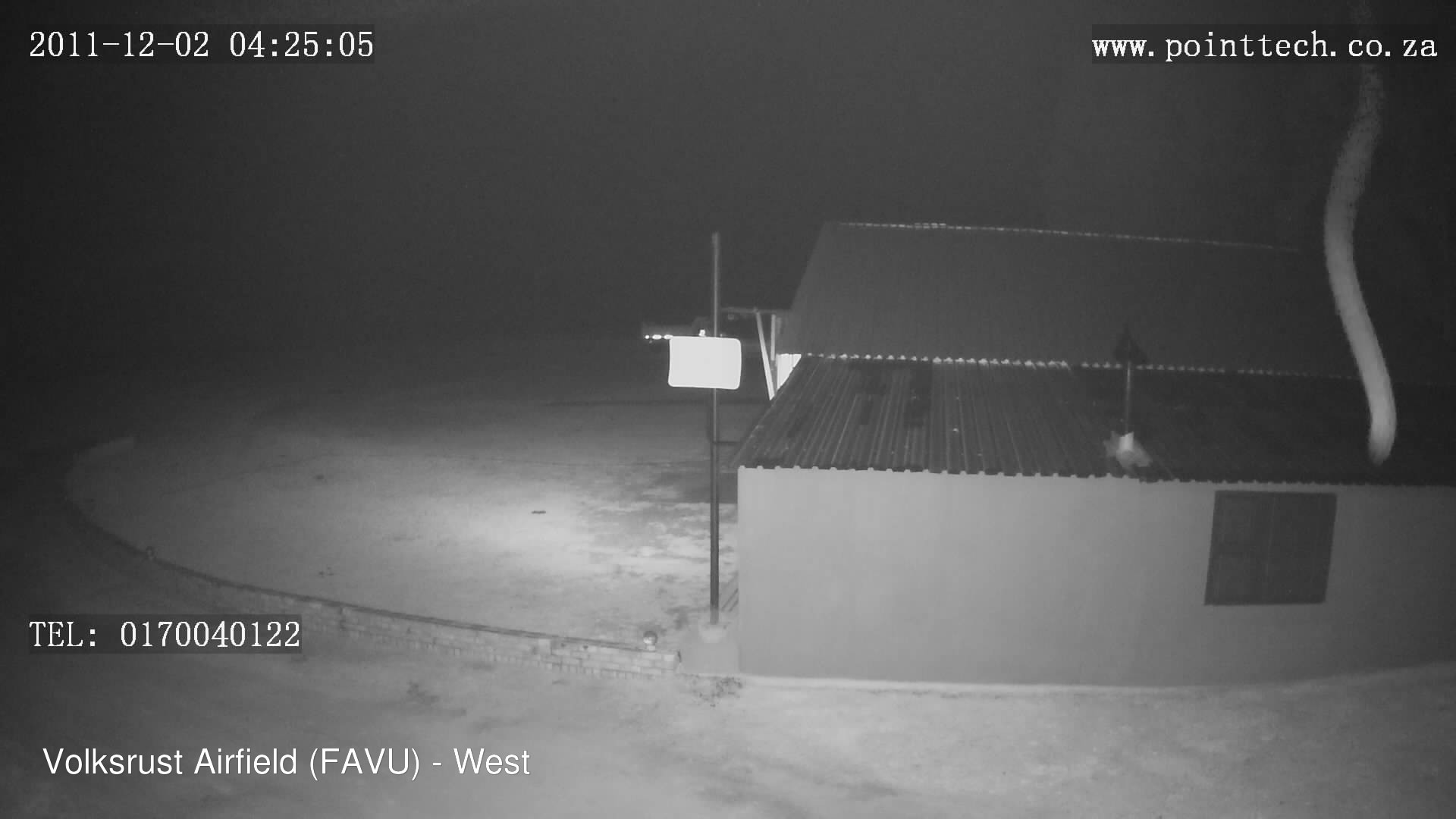 time-lapse frame, FAVU - West webcam