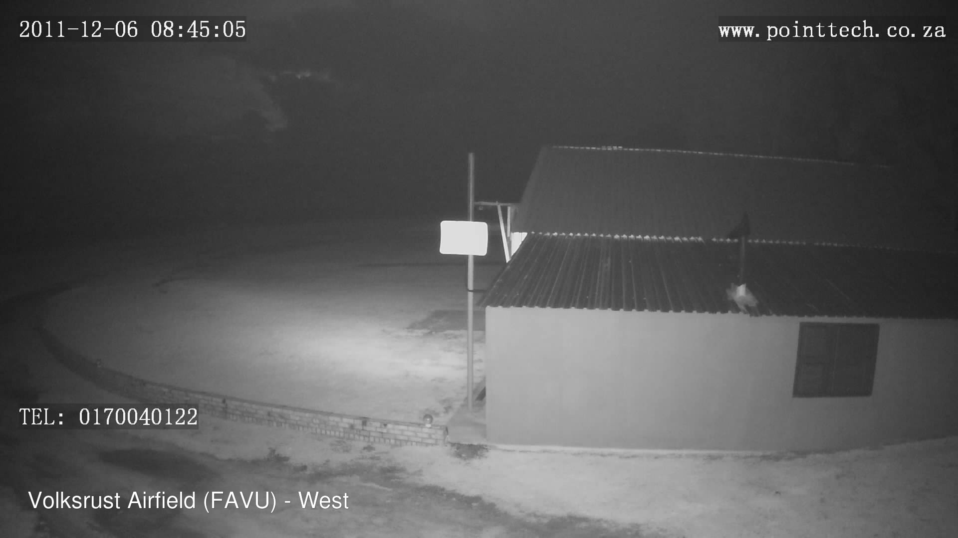 time-lapse frame, FAVU - West webcam