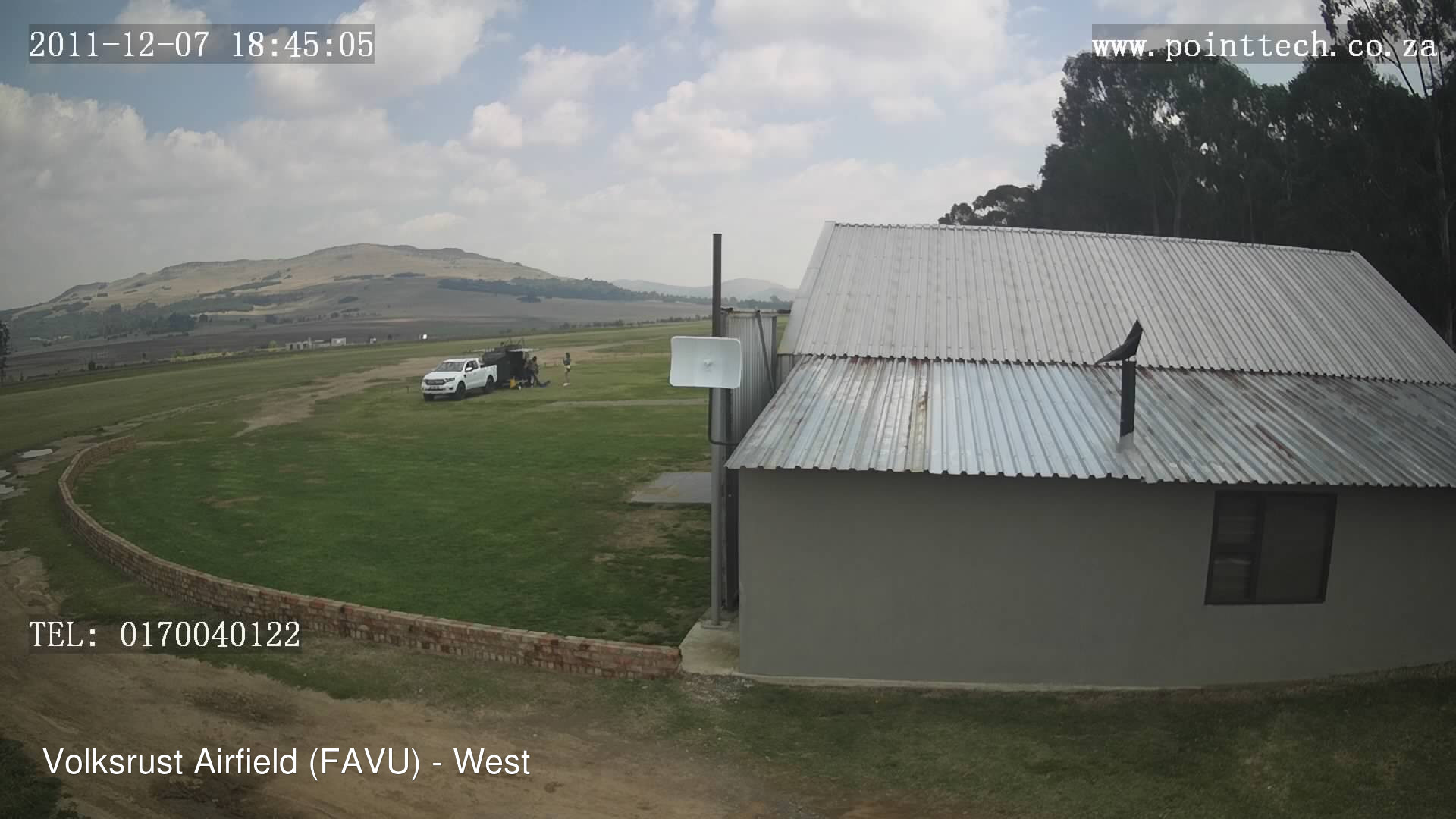 time-lapse frame, FAVU - West webcam