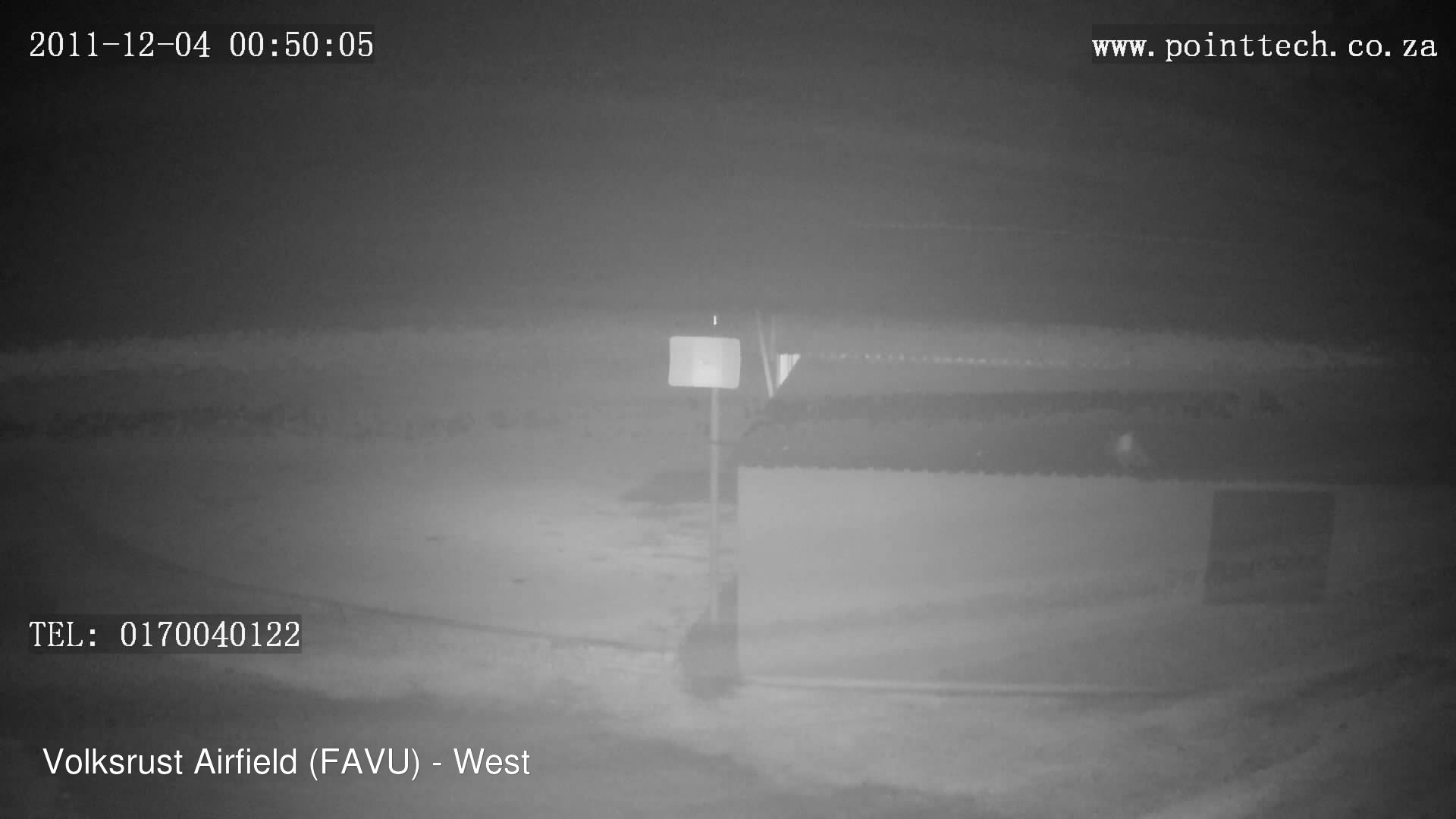 time-lapse frame, FAVU - West webcam