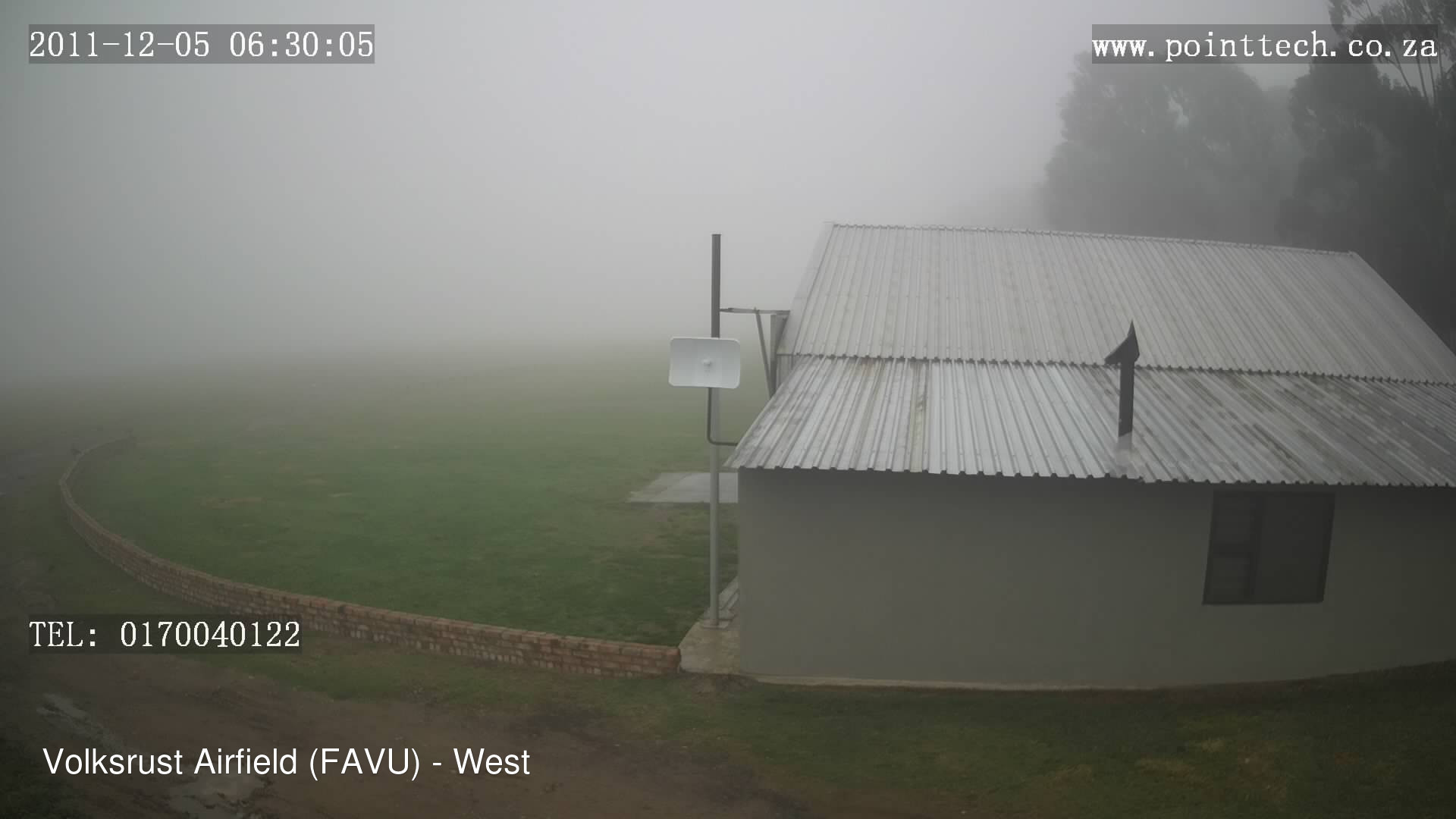 time-lapse frame, FAVU - West webcam