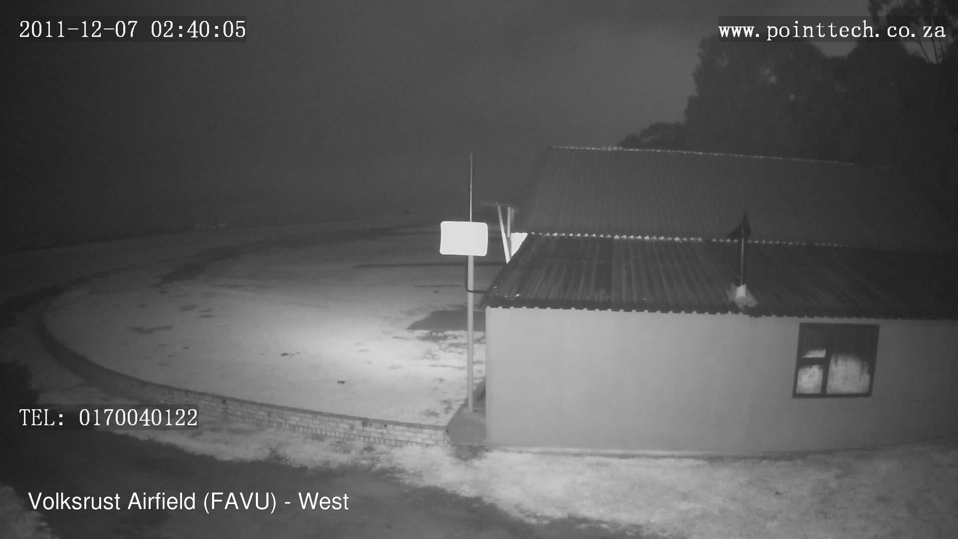 time-lapse frame, FAVU - West webcam