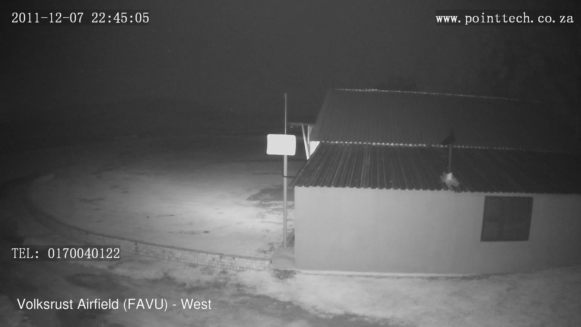 time-lapse frame, FAVU - West webcam