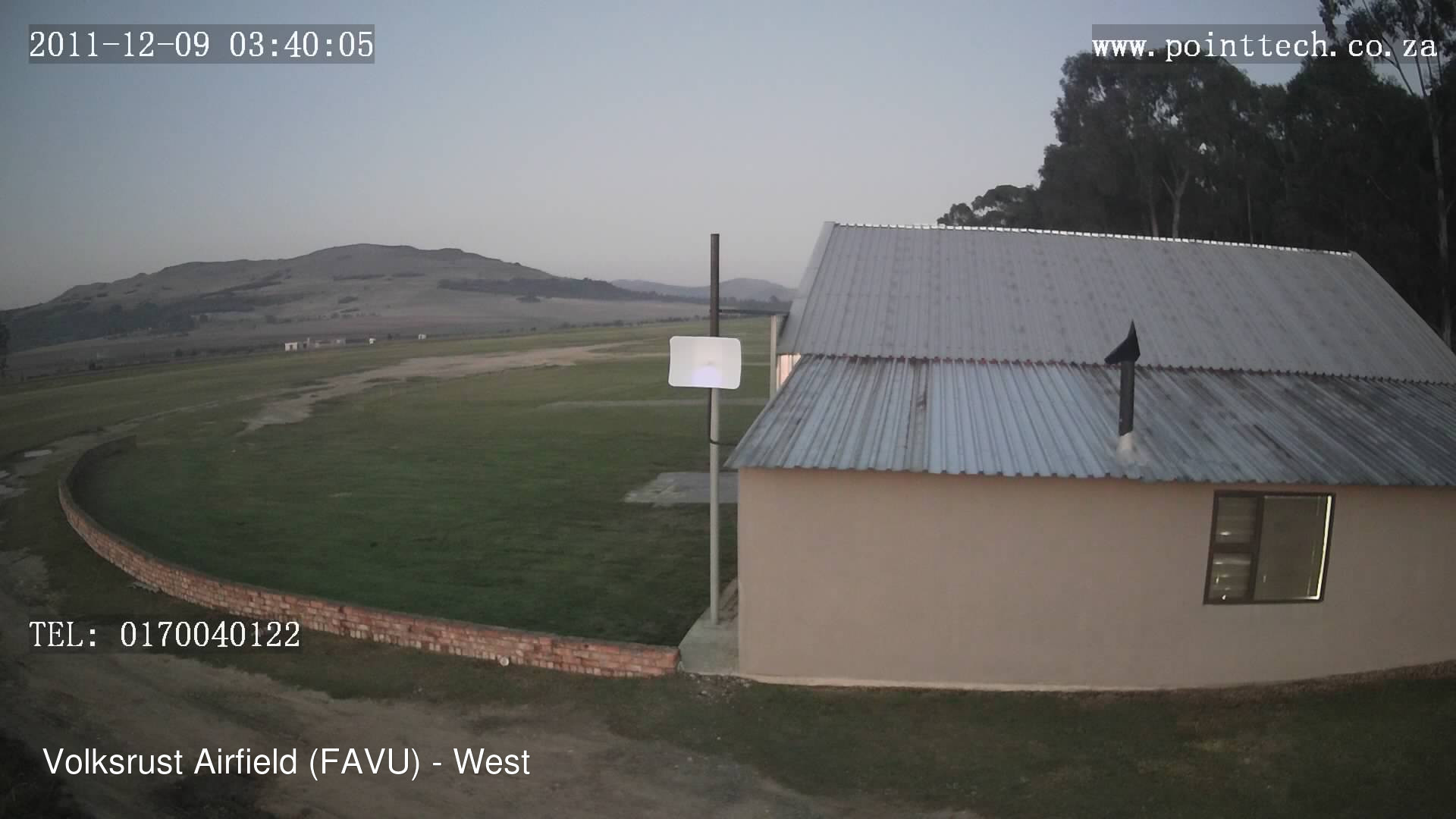 time-lapse frame, FAVU - West webcam