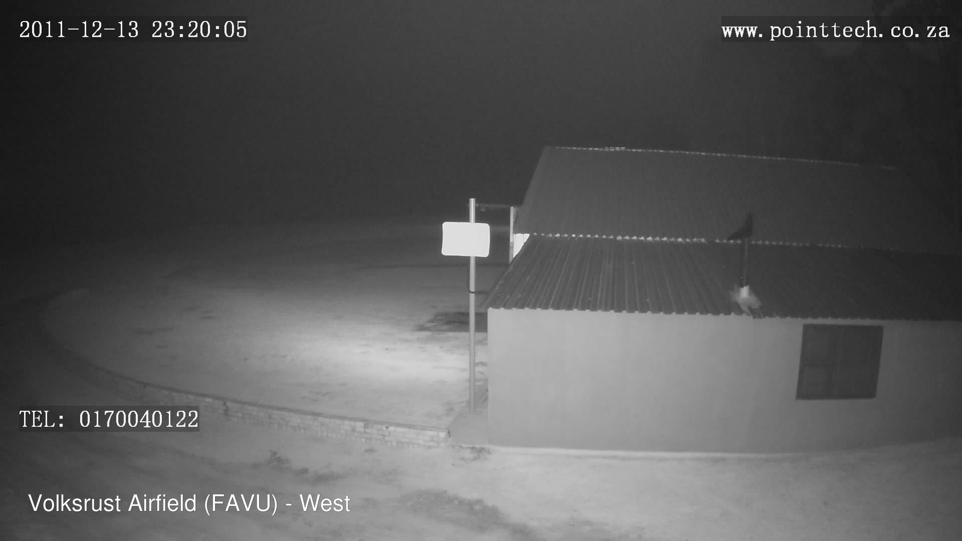 time-lapse frame, FAVU - West webcam