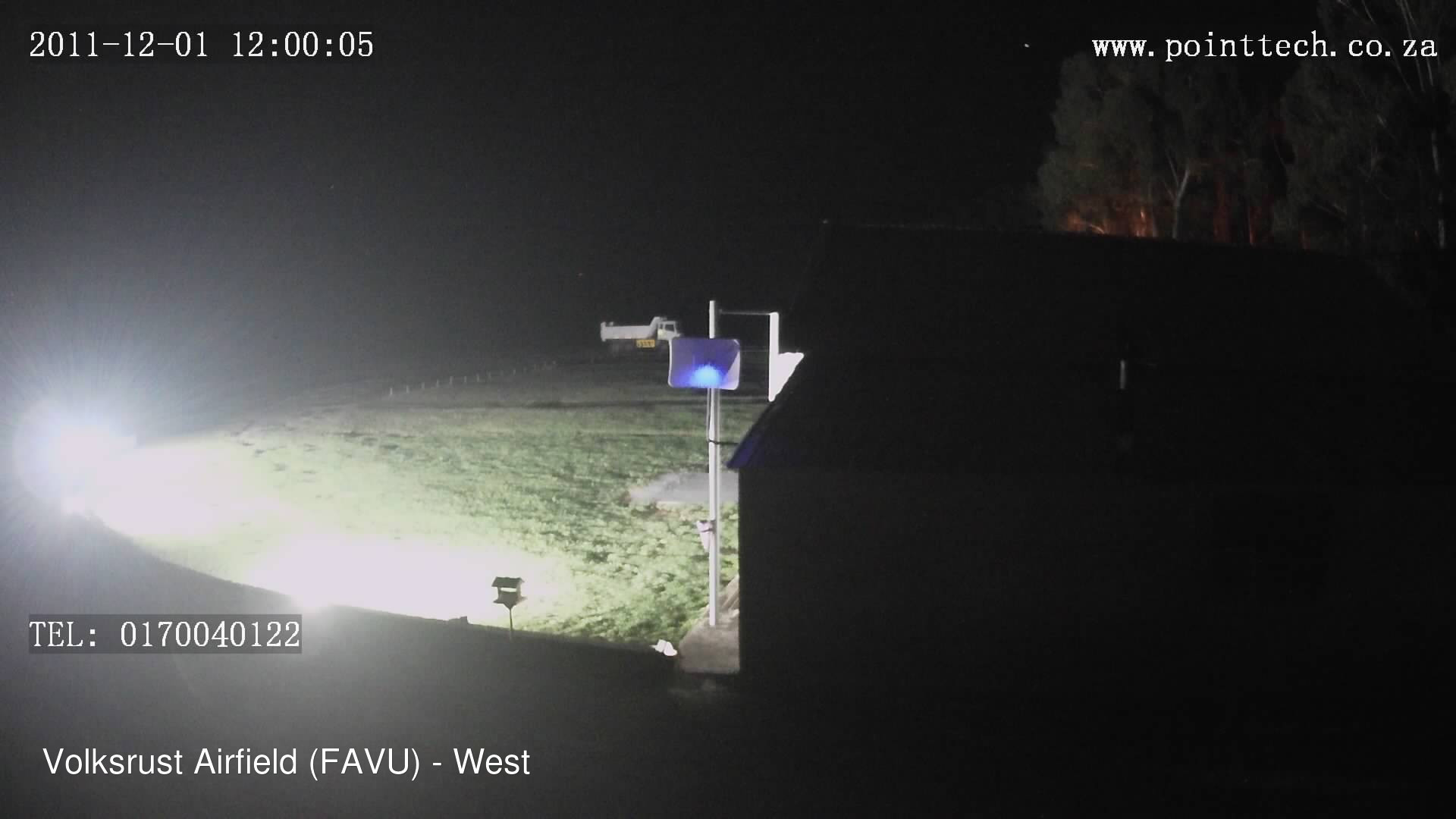 time-lapse frame, FAVU - West webcam