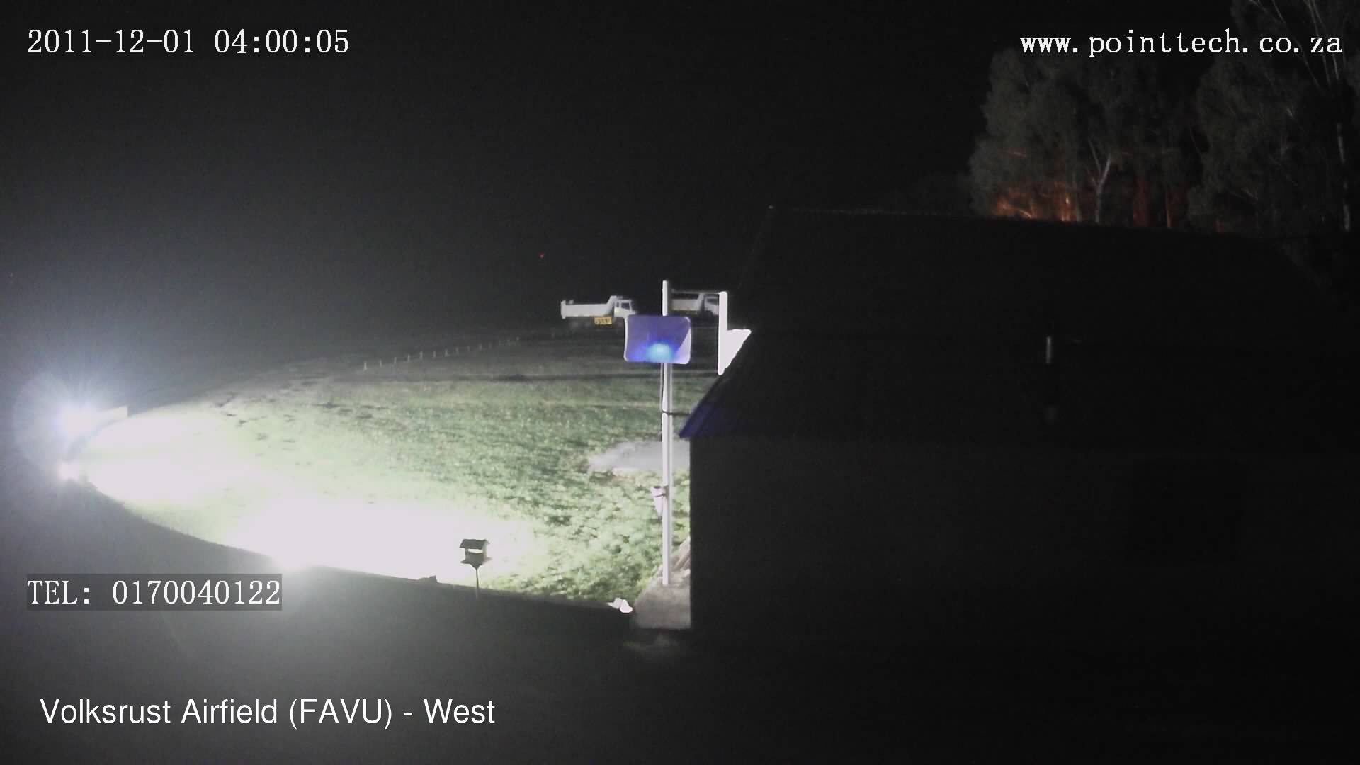 time-lapse frame, FAVU - West webcam