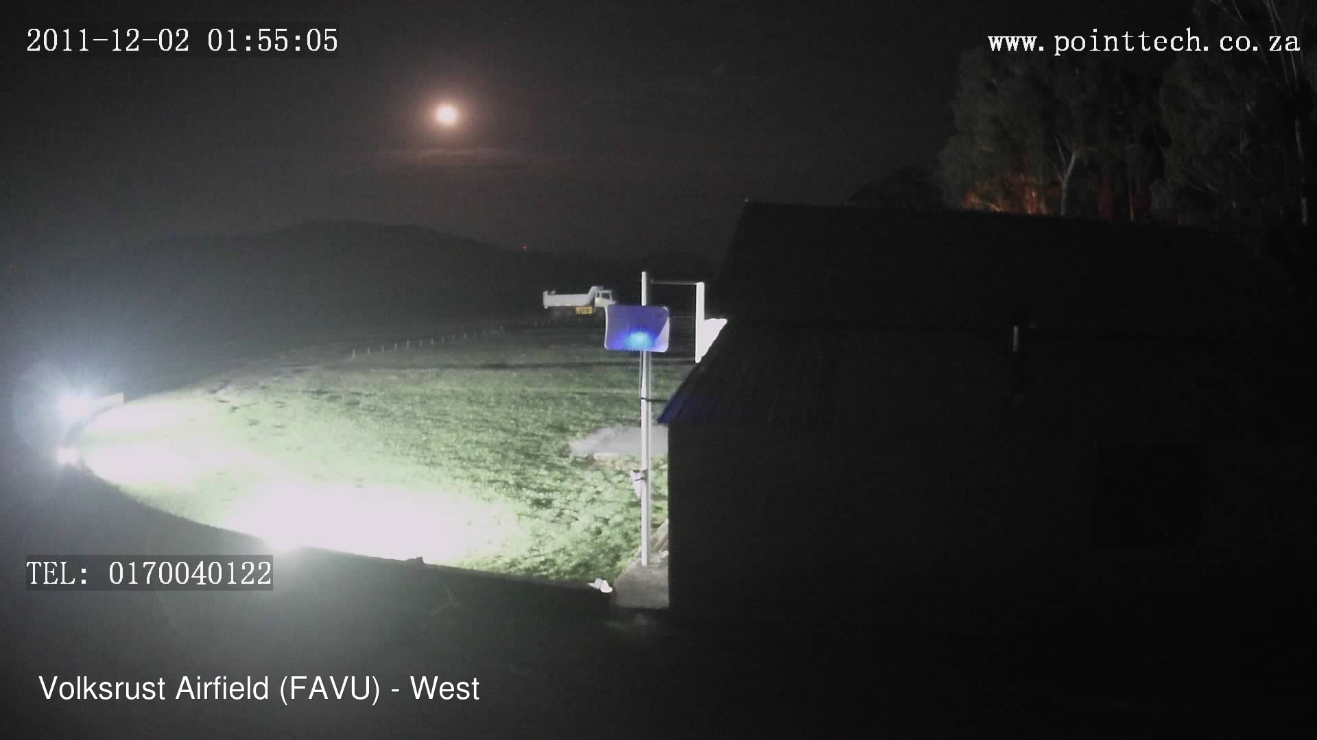 time-lapse frame, FAVU - West webcam