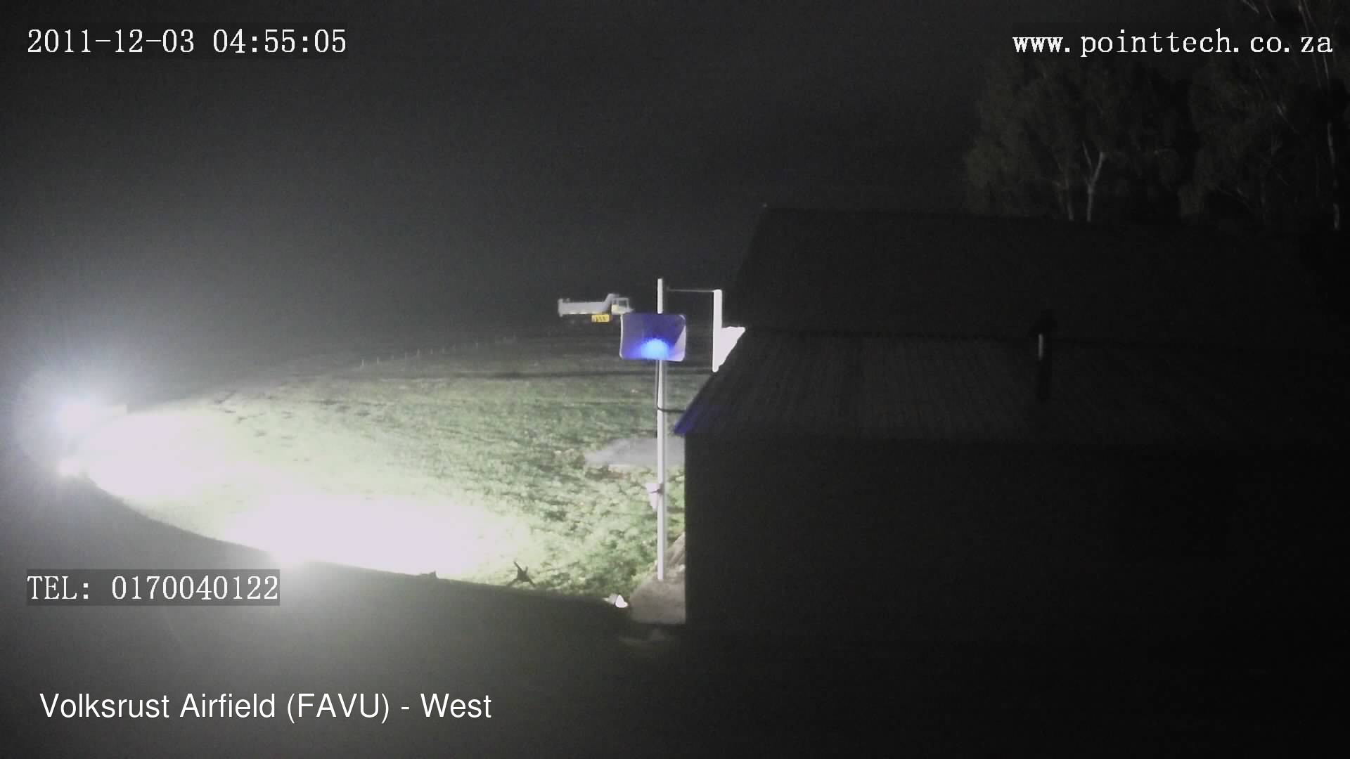 time-lapse frame, FAVU - West webcam