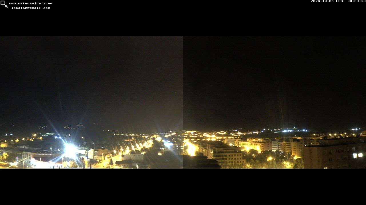 time-lapse frame, LOGROÑO SUR Iregua webcam