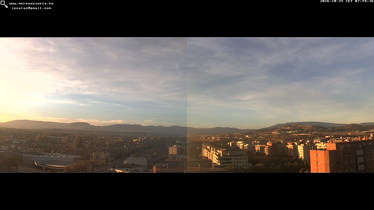 time-lapse frame, LOGROÑO SUR Iregua webcam