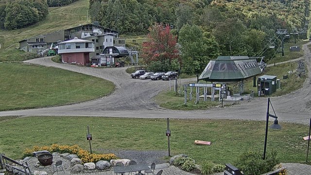 view from Sugarbush Bravo Lift on 2026-09-14