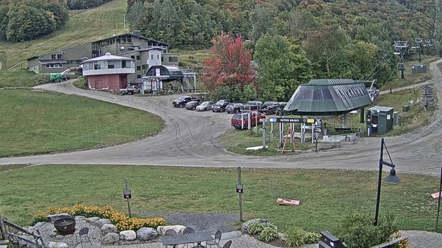 view from Sugarbush Bravo Lift on 2026-09-17
