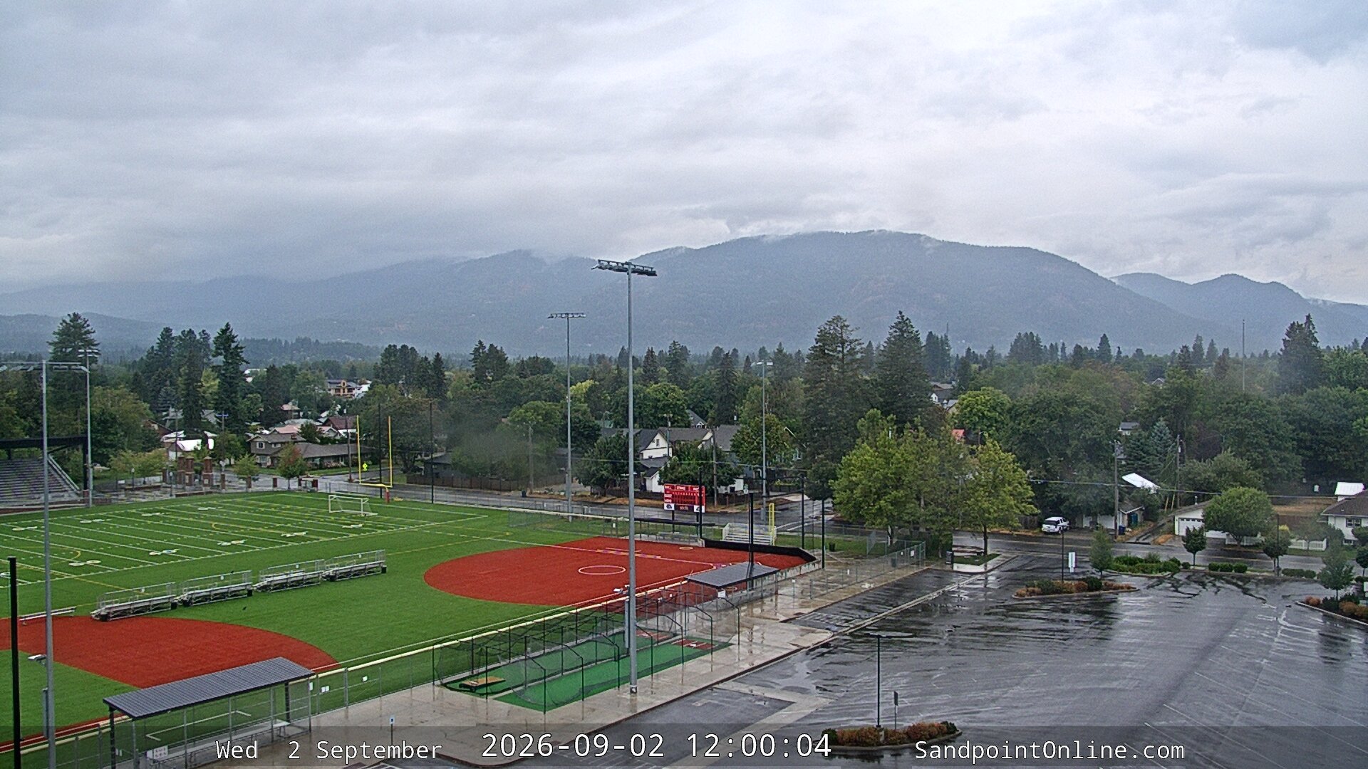 view from Sandpoint Online - Schweitzer Mountain on 2026-09-02