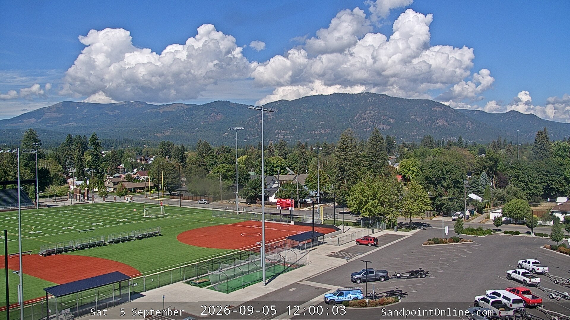 view from Sandpoint Online - Schweitzer Mountain on 2026-09-05