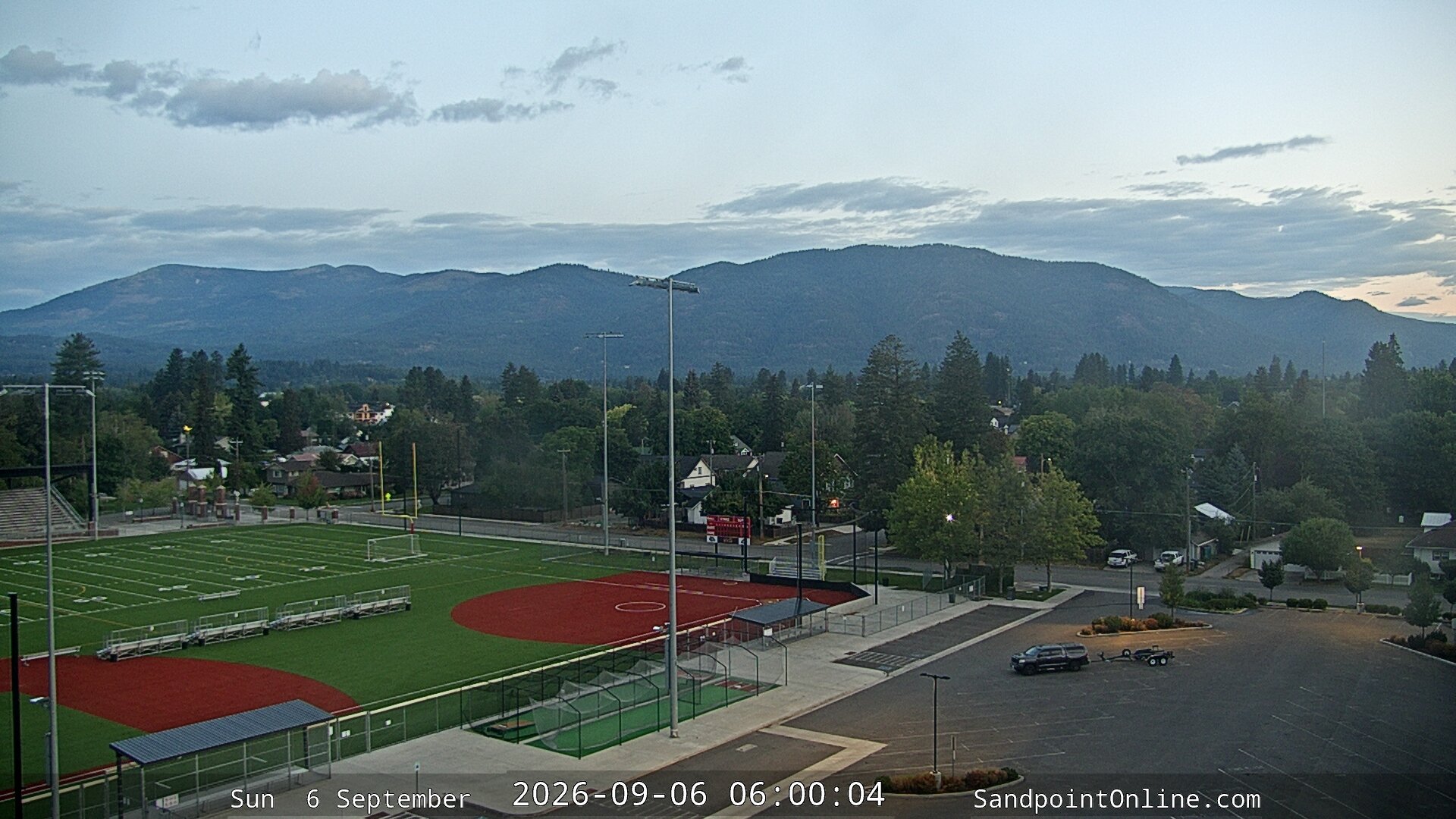 time-lapse frame, Sandpoint Online - Schweitzer Mountain webcam