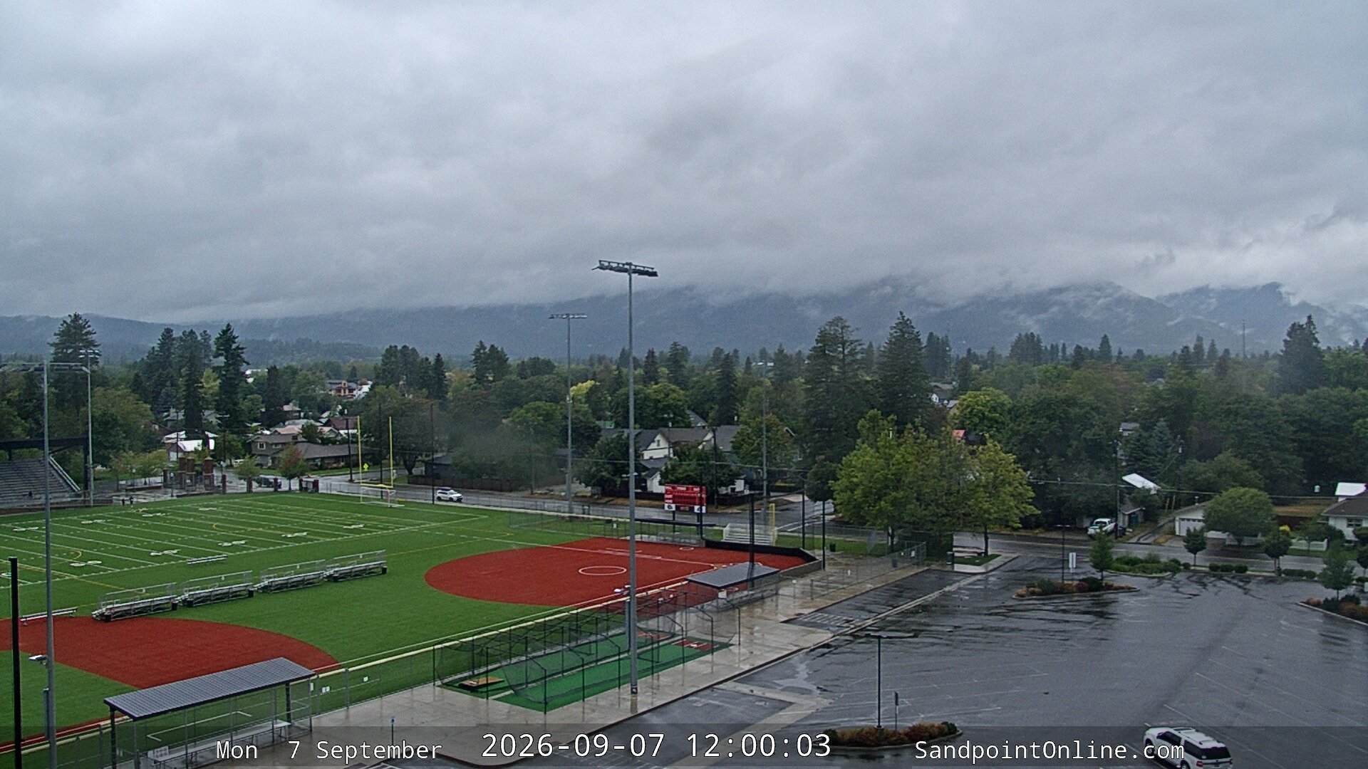 view from Sandpoint Online - Schweitzer Mountain on 2026-09-07