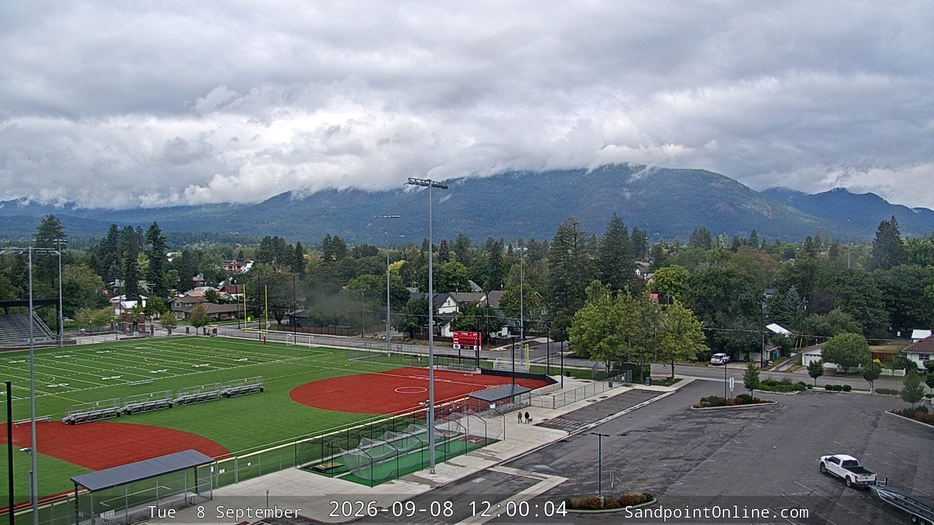 view from Sandpoint Online - Schweitzer Mountain on 2026-09-08