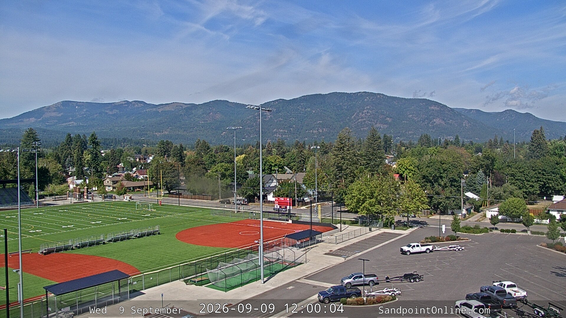 view from Sandpoint Online - Schweitzer Mountain on 2026-09-09