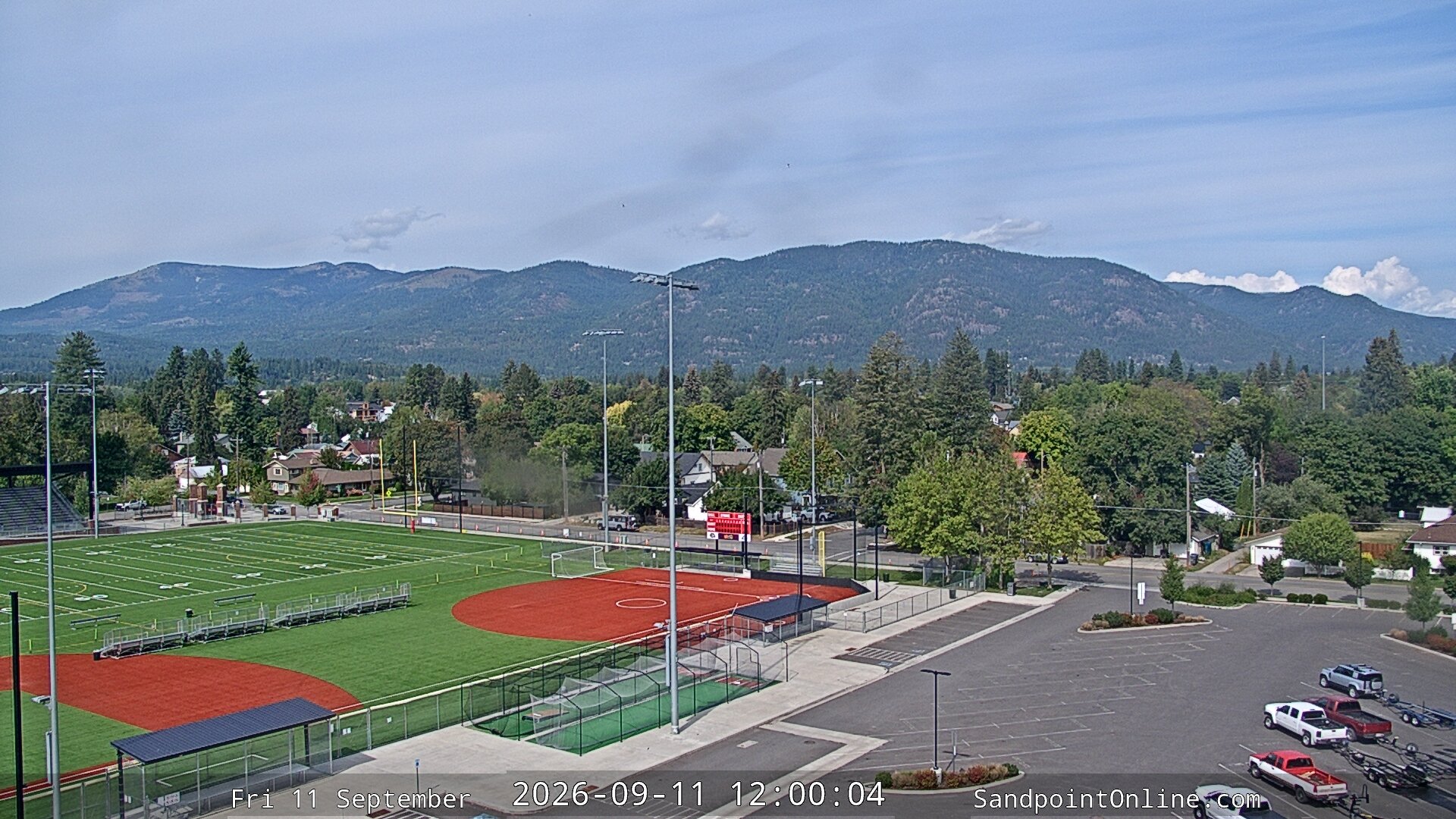 view from Sandpoint Online - Schweitzer Mountain on 2026-09-11