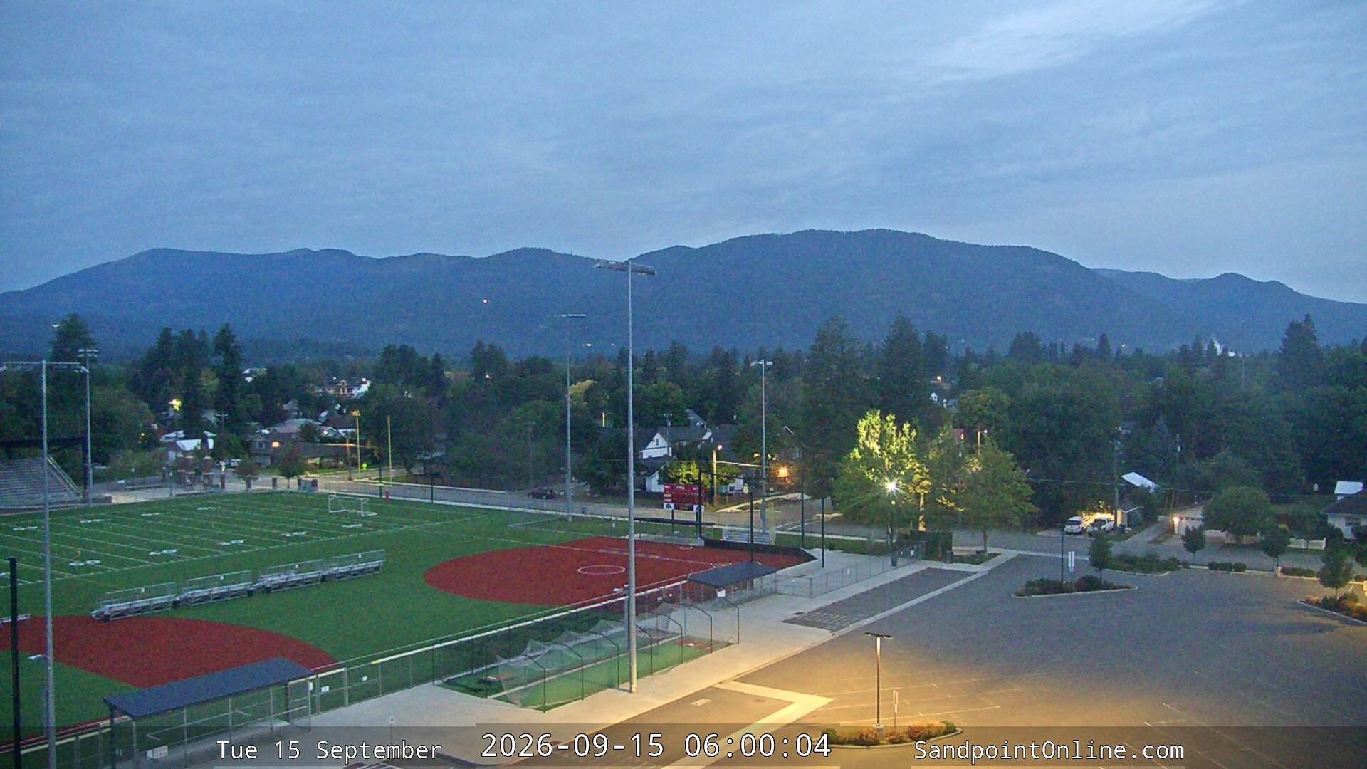 time-lapse frame, Sandpoint Online - Schweitzer Mountain webcam