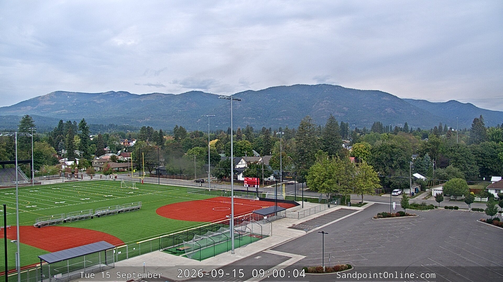 view from Sandpoint Online - Schweitzer Mountain on 2026-09-15