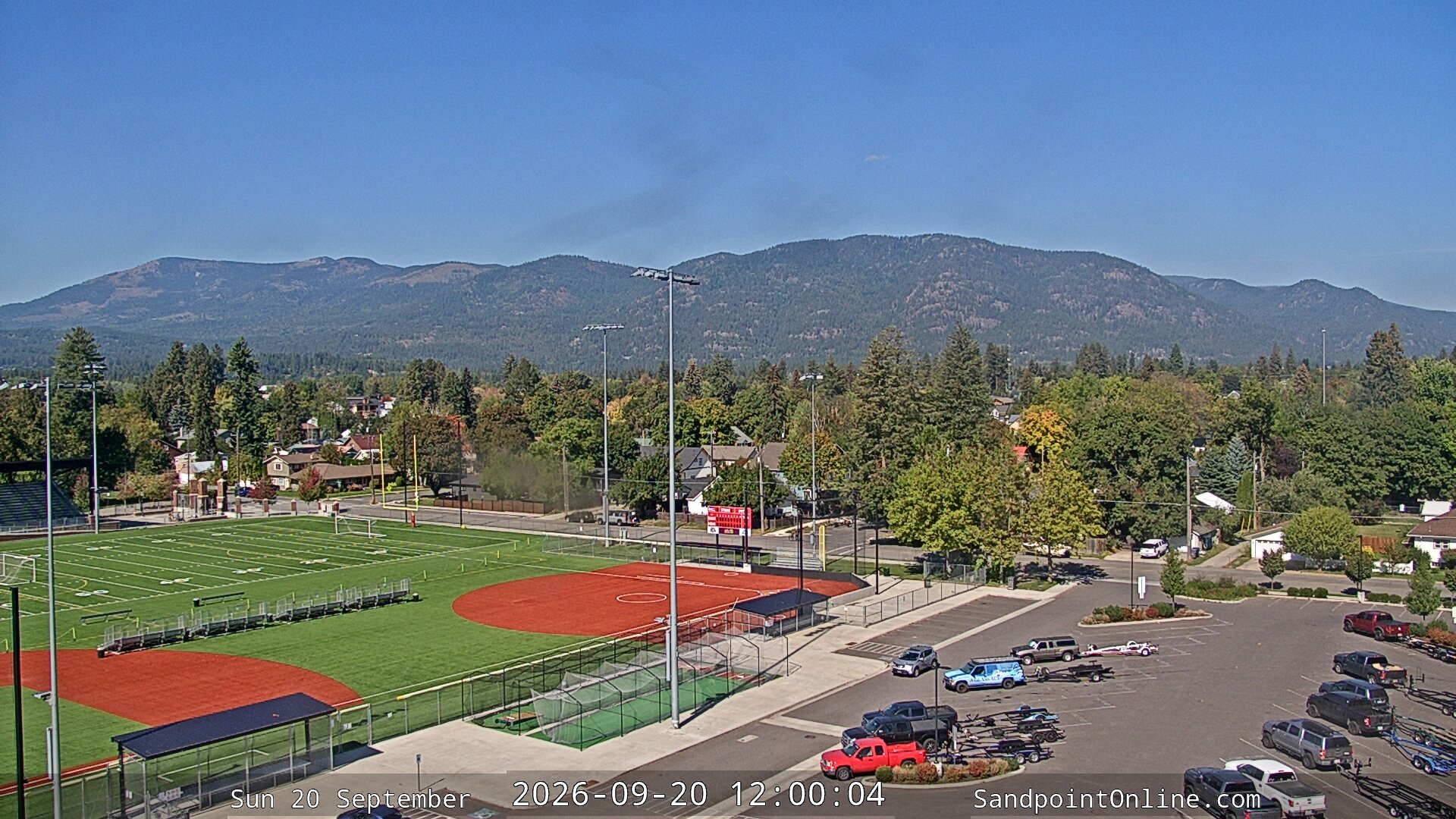 view from Sandpoint Online - Schweitzer Mountain on 2026-09-20