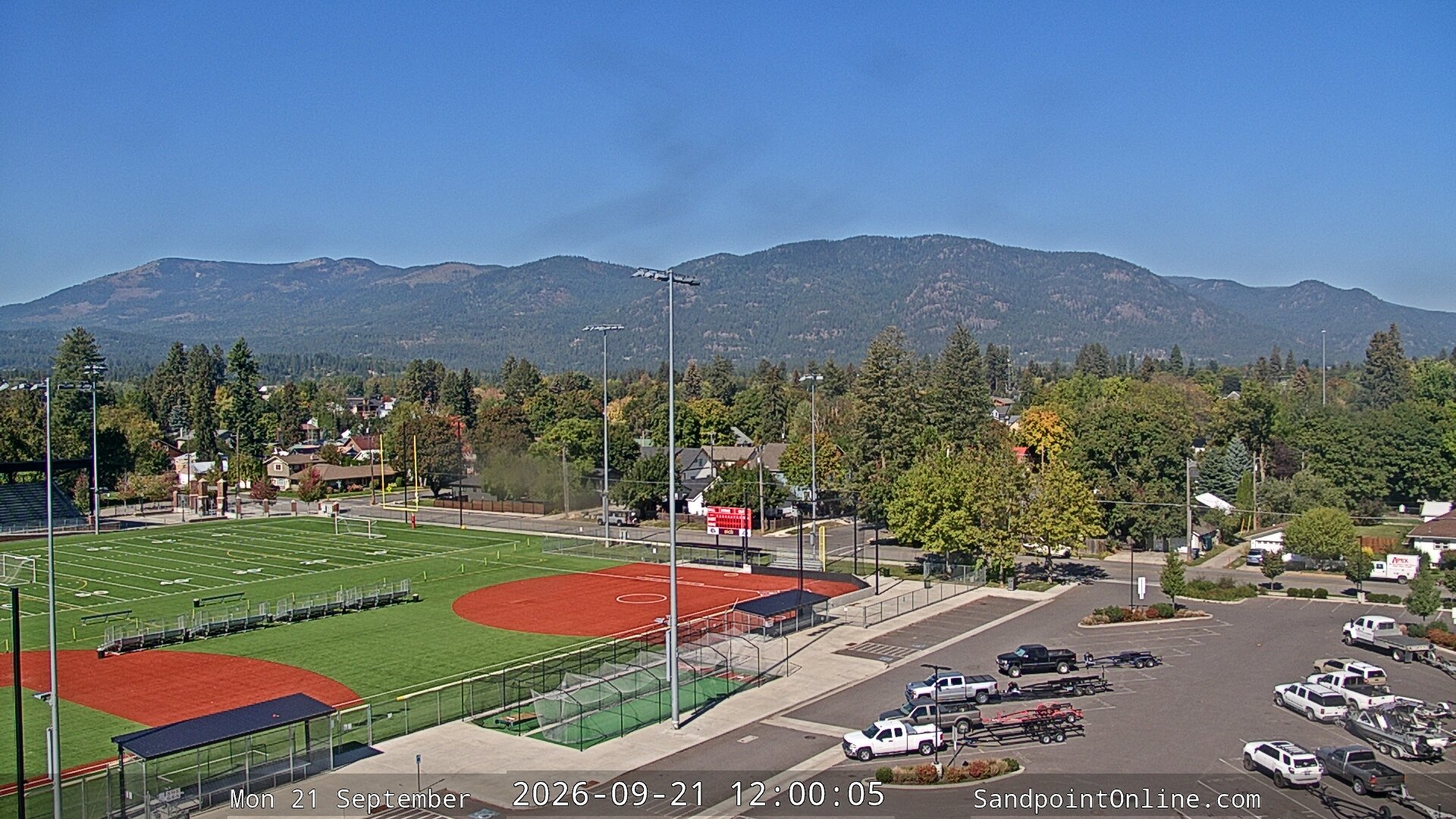 view from Sandpoint Online - Schweitzer Mountain on 2026-09-21