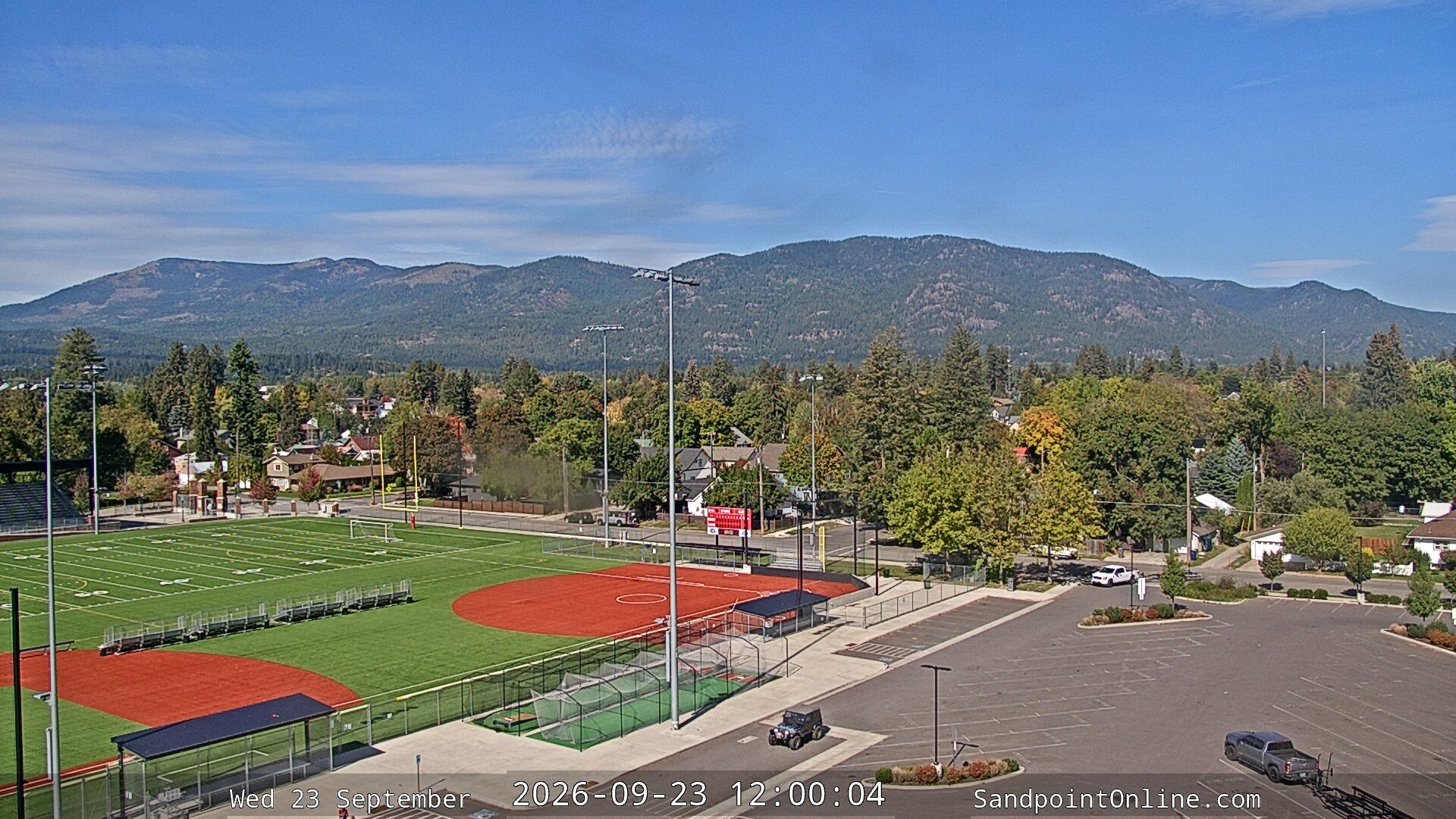 view from Sandpoint Online - Schweitzer Mountain on 2026-09-23