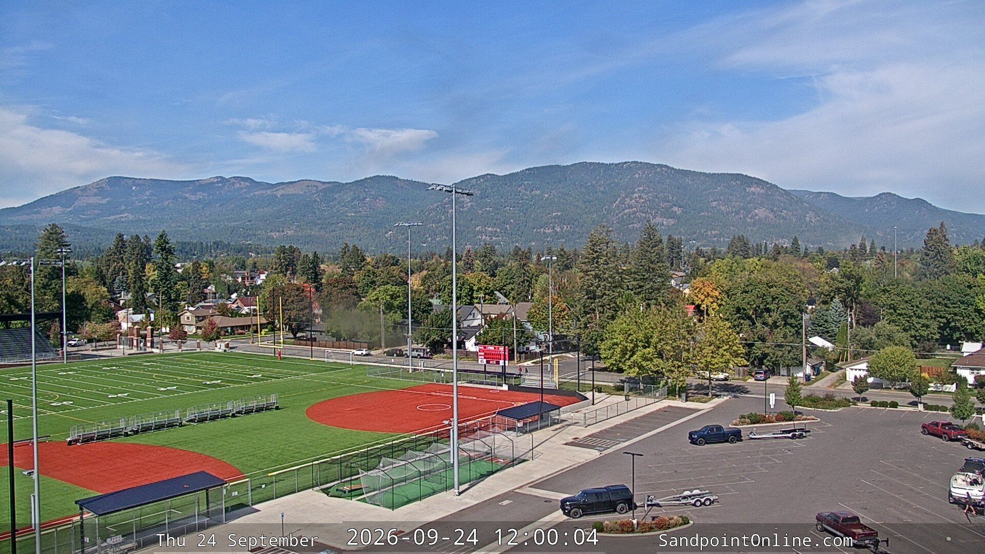 view from Sandpoint Online - Schweitzer Mountain on 2026-09-24