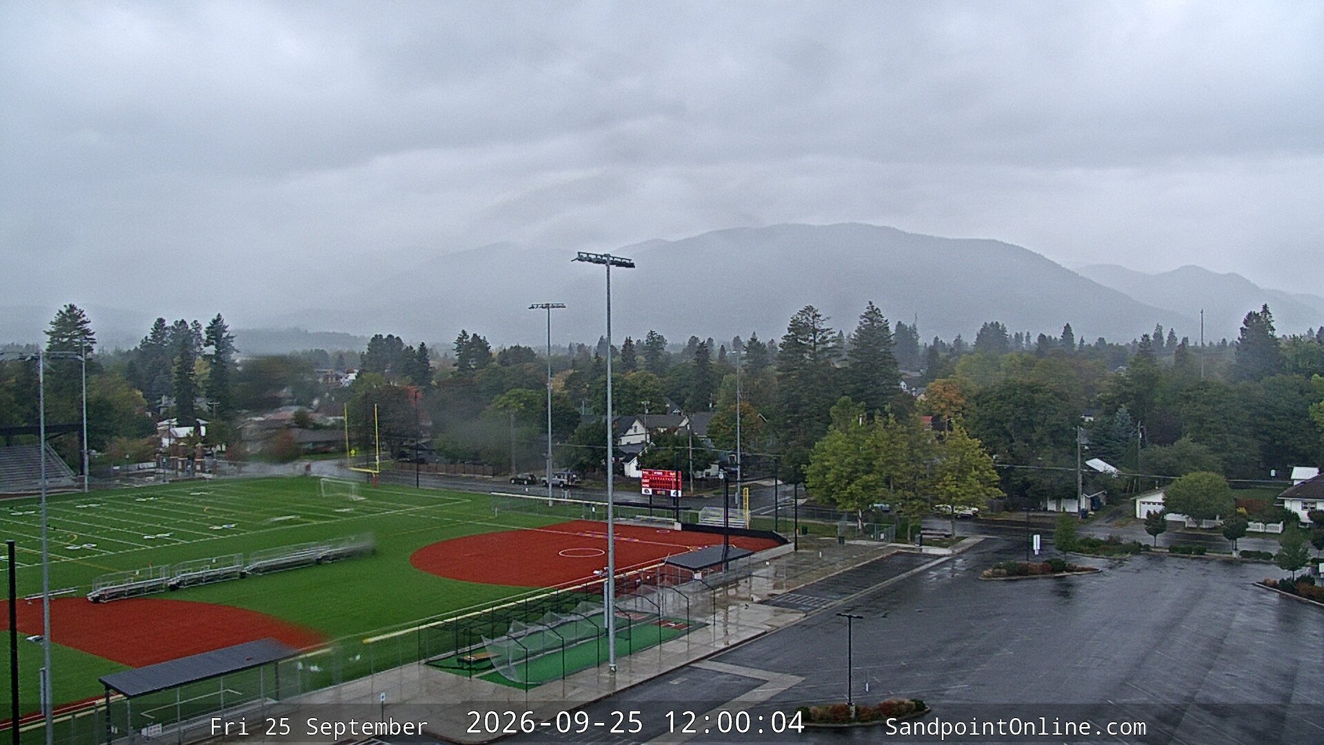 view from Sandpoint Online - Schweitzer Mountain on 2026-09-25