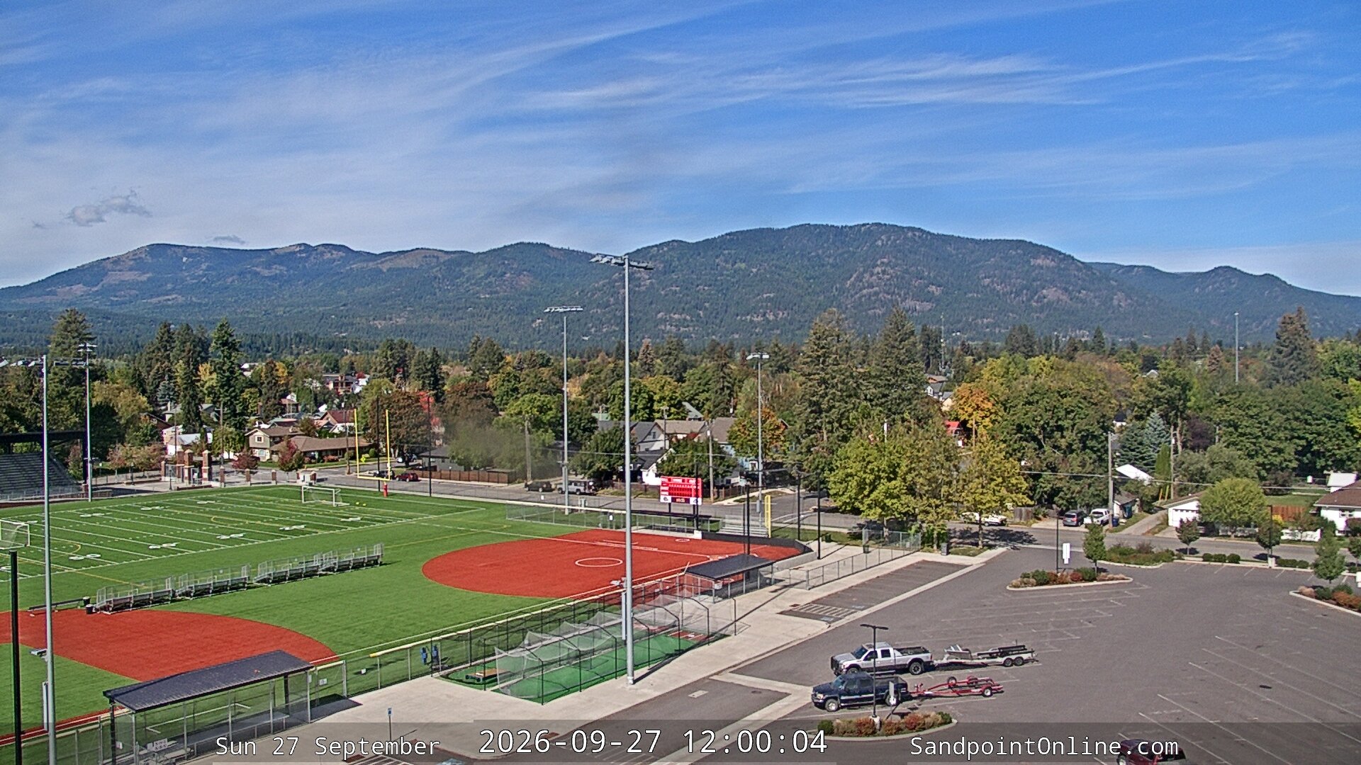 view from Sandpoint Online - Schweitzer Mountain on 2026-09-27