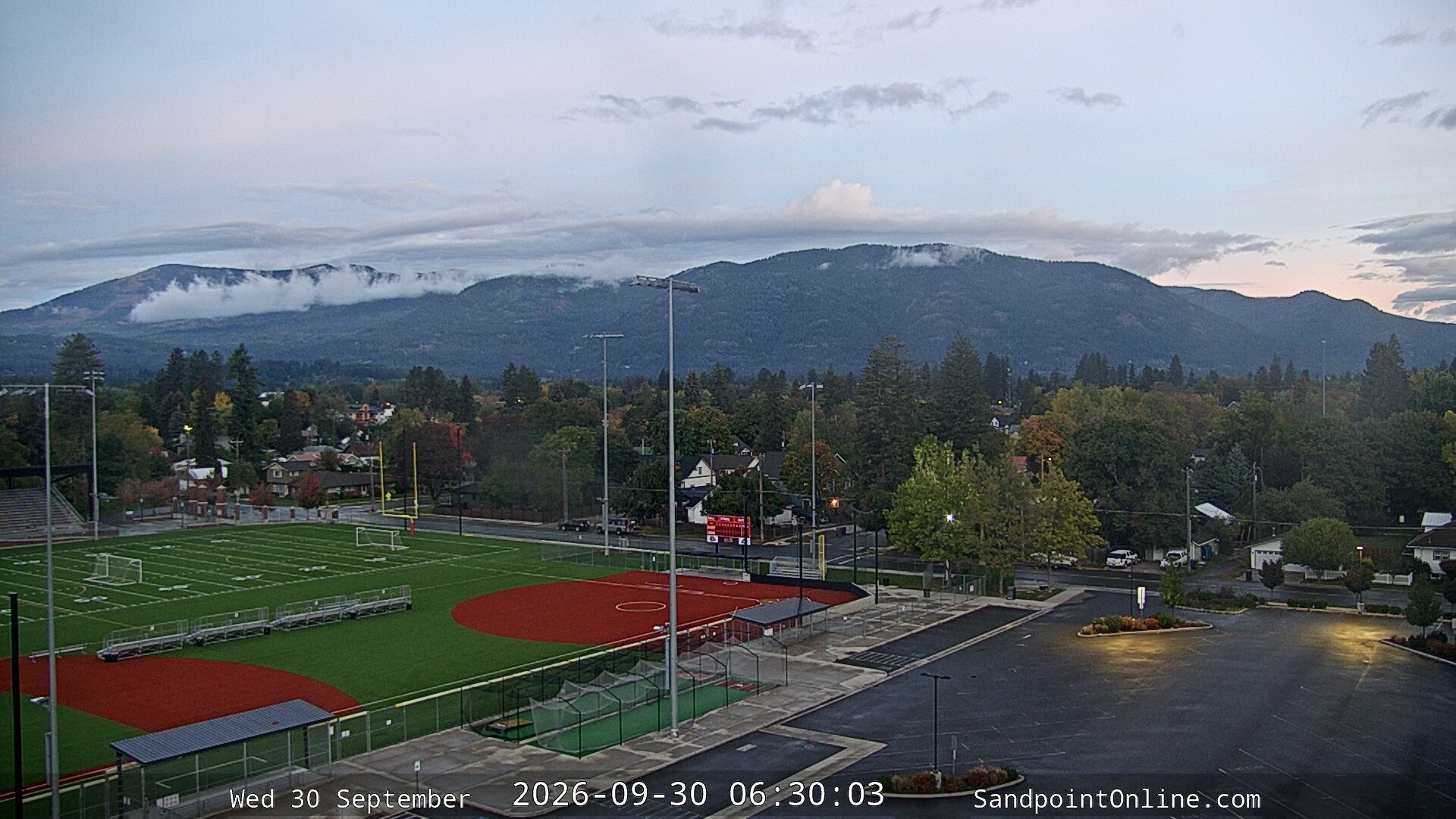 time-lapse frame, Sandpoint Online - Schweitzer Mountain webcam