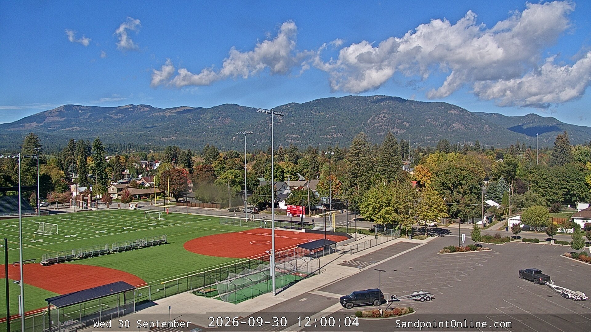 view from Sandpoint Online - Schweitzer Mountain on 2026-09-30