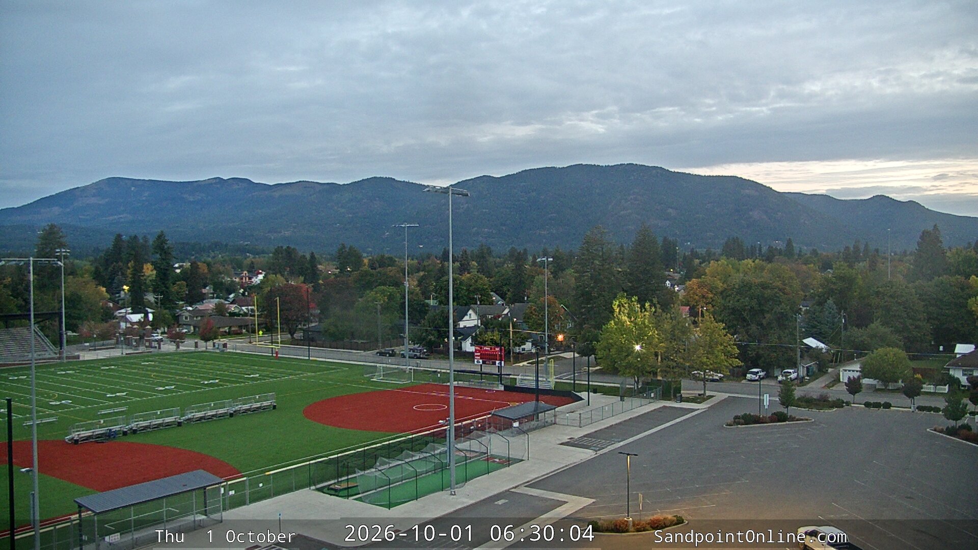 time-lapse frame, Sandpoint Online - Schweitzer Mountain webcam