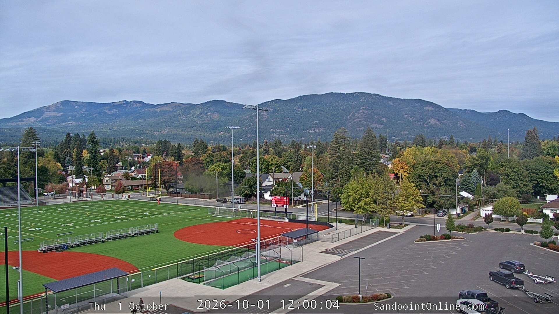 view from Sandpoint Online - Schweitzer Mountain on 2026-10-01