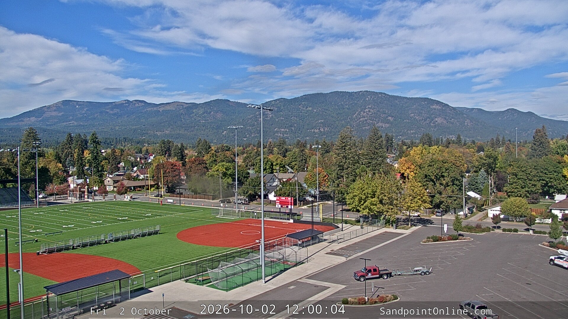 view from Sandpoint Online - Schweitzer Mountain on 2026-10-02
