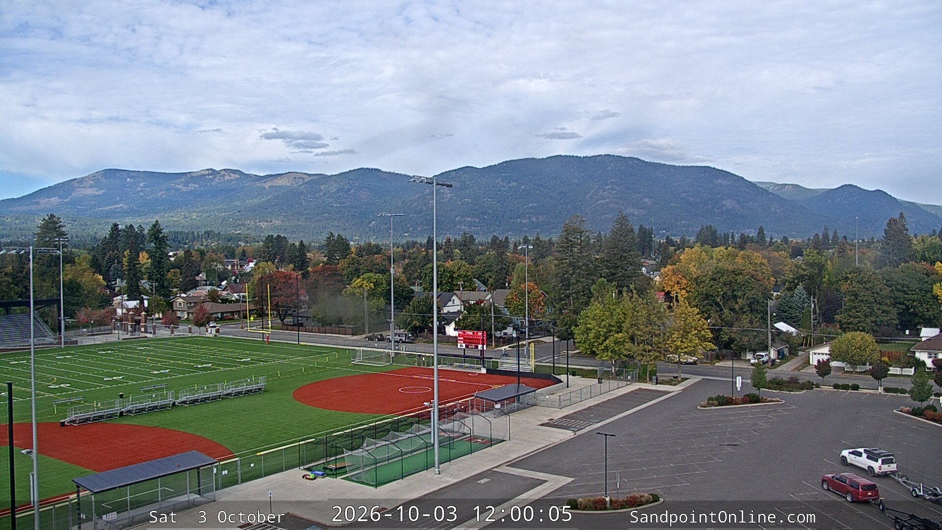 view from Sandpoint Online - Schweitzer Mountain on 2026-10-03