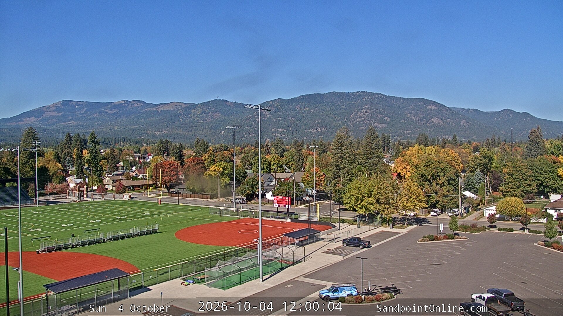 view from Sandpoint Online - Schweitzer Mountain on 2026-10-04