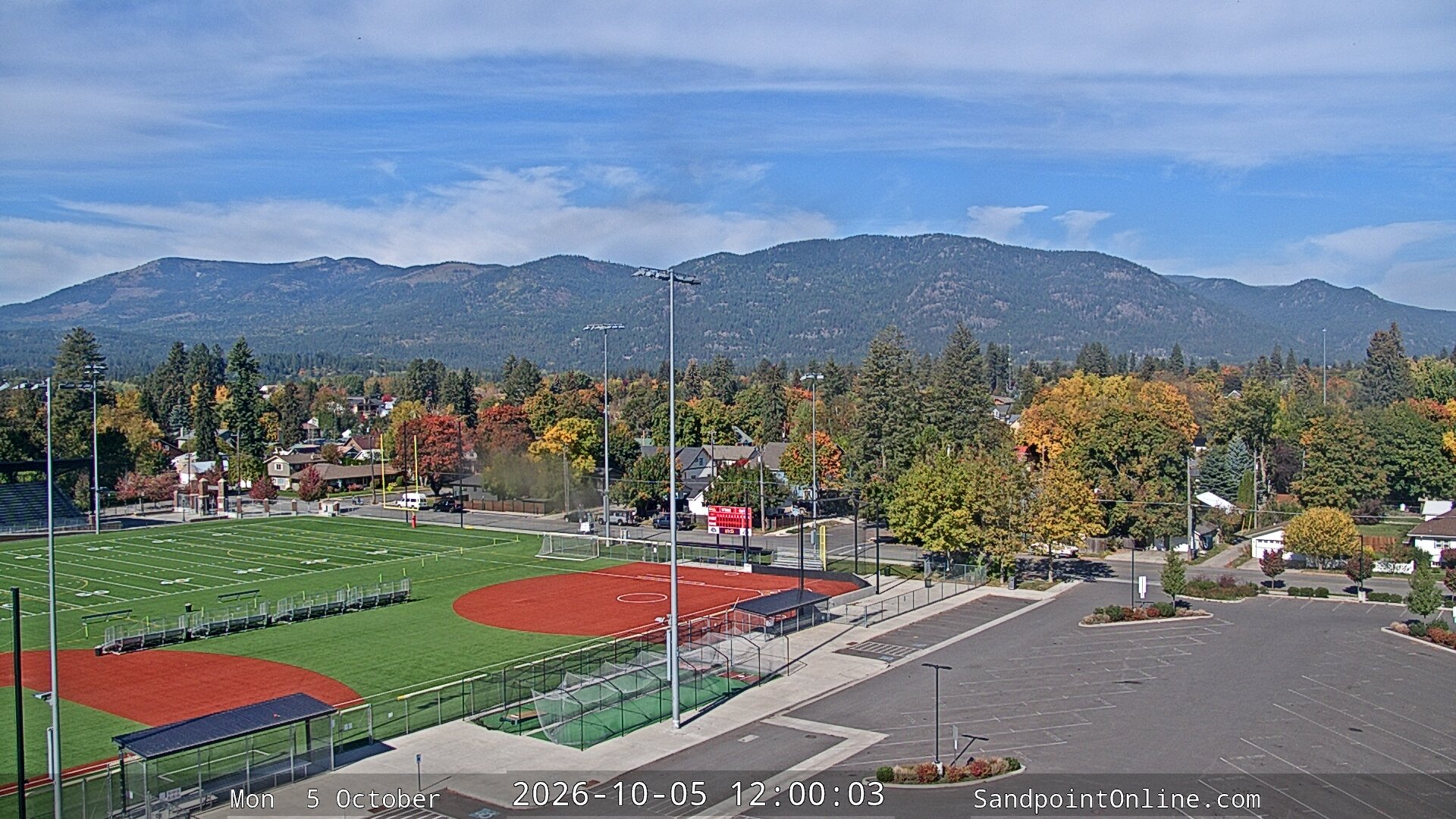 view from Sandpoint Online - Schweitzer Mountain on 2026-10-05