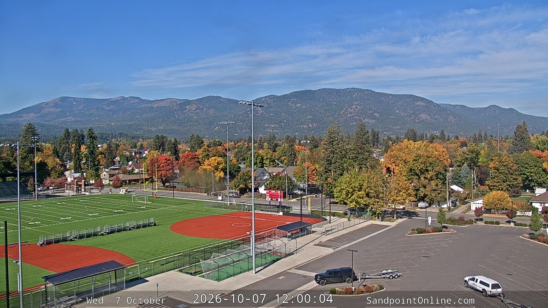 view from Sandpoint Online - Schweitzer Mountain on 2026-10-07