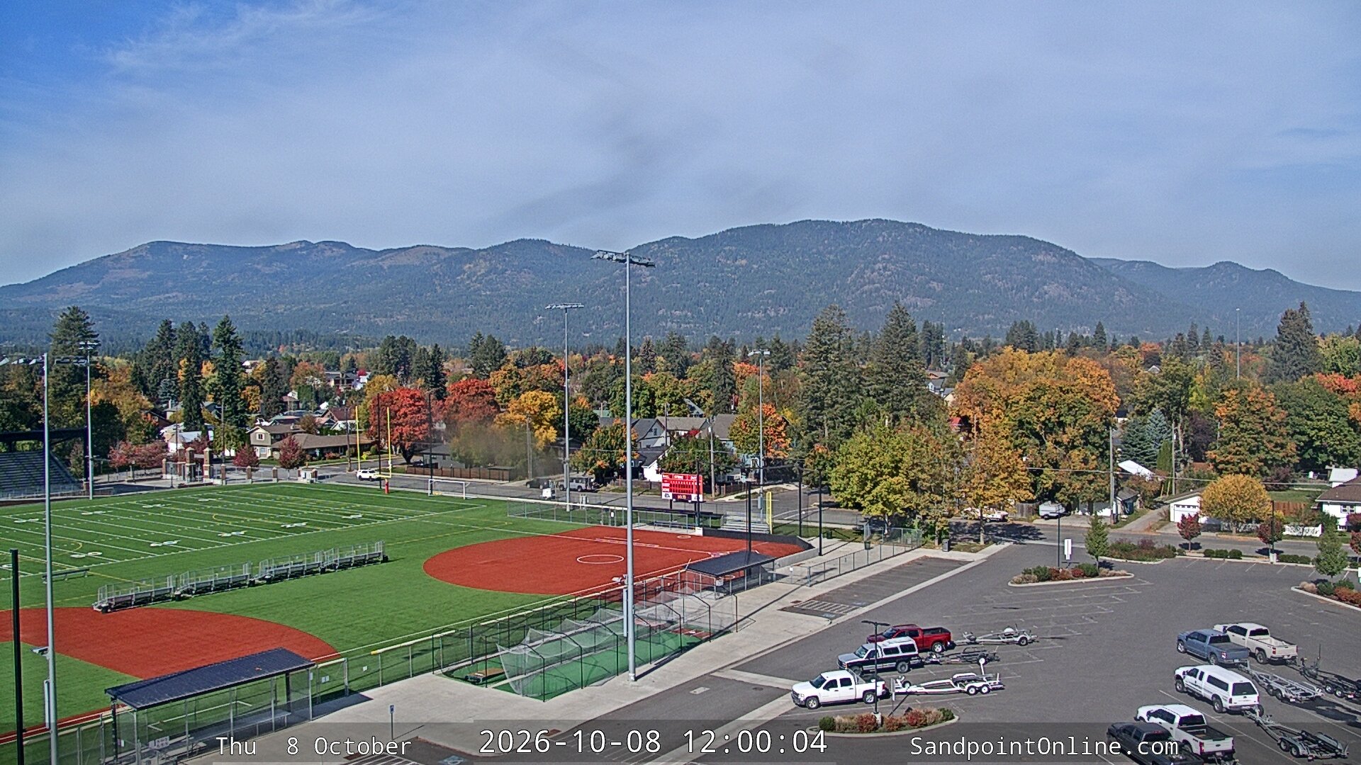 view from Sandpoint Online - Schweitzer Mountain on 2026-10-08