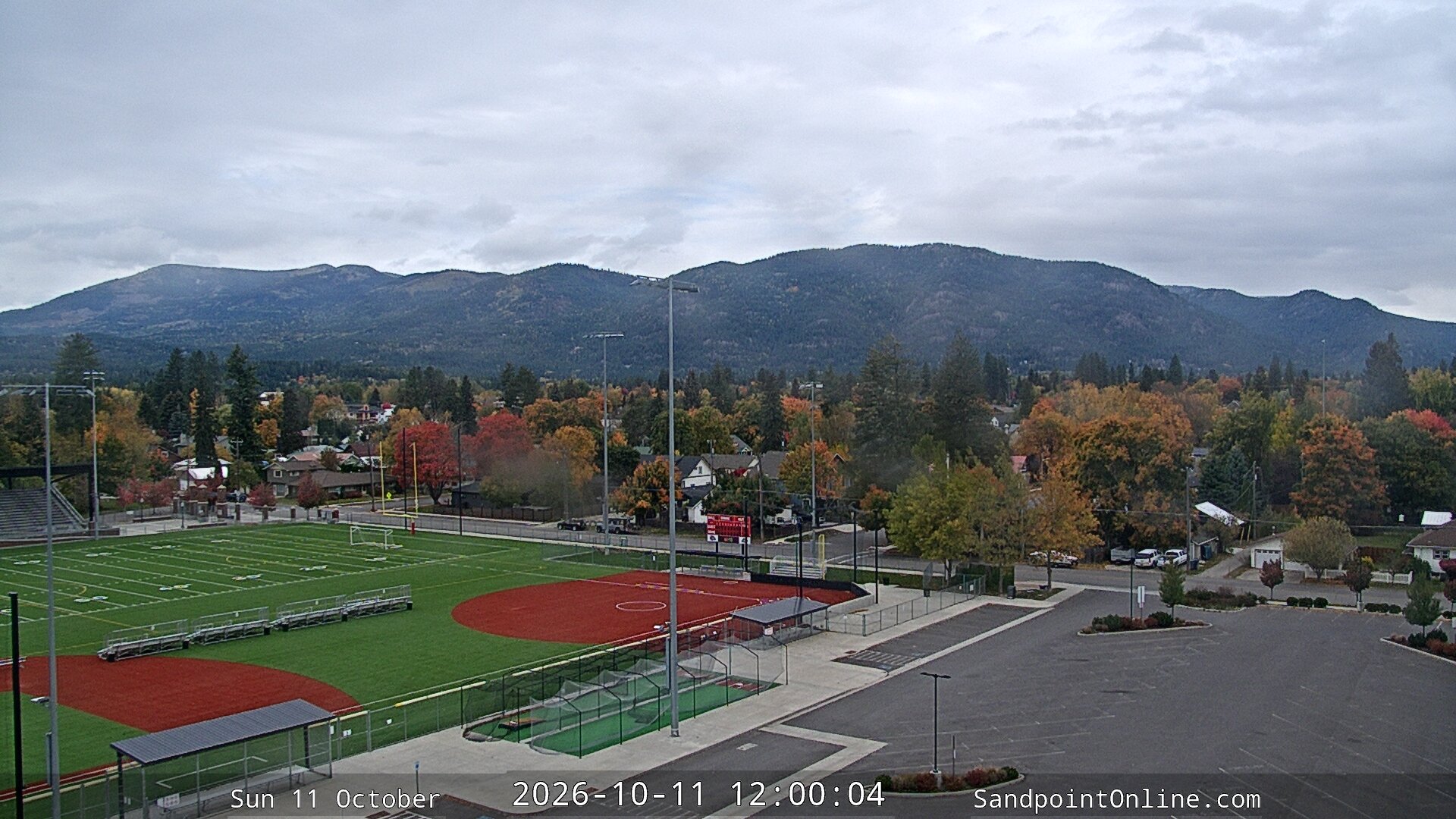 view from Sandpoint Online - Schweitzer Mountain on 2026-10-11