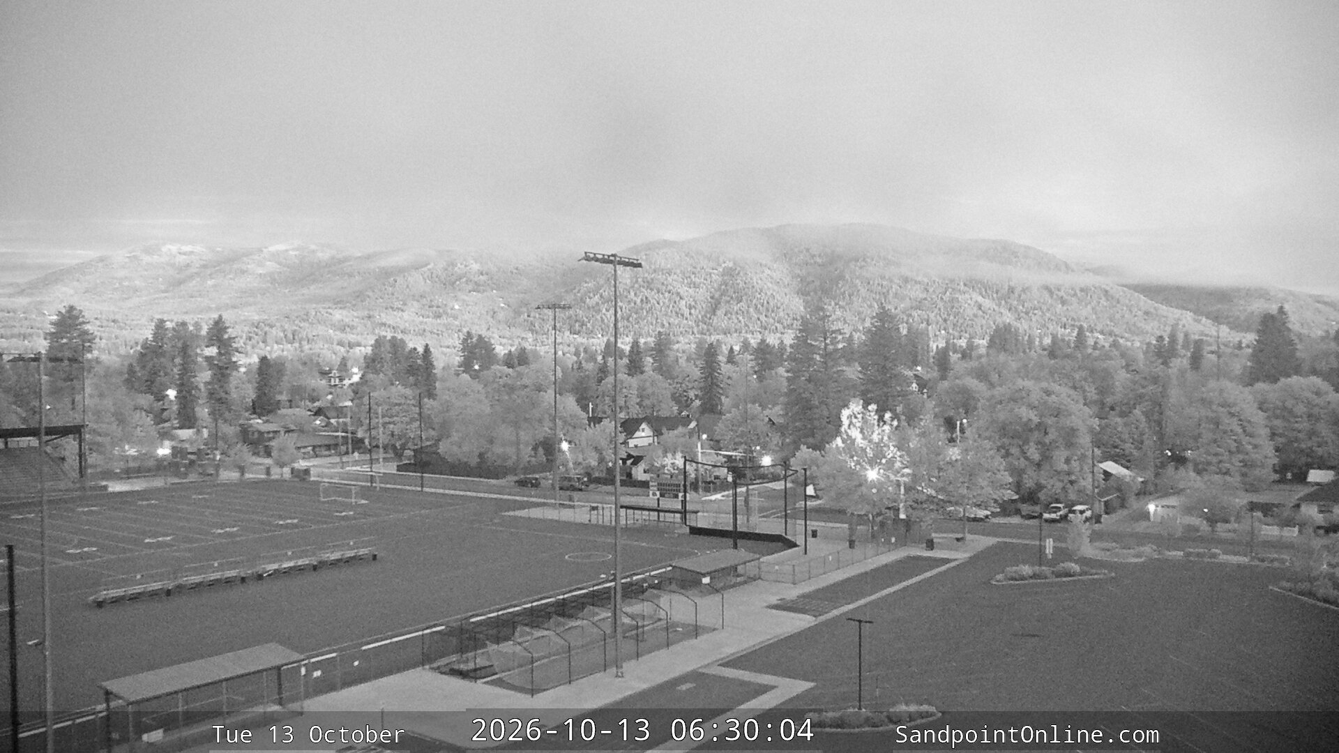 time-lapse frame, Sandpoint Online - Schweitzer Mountain webcam