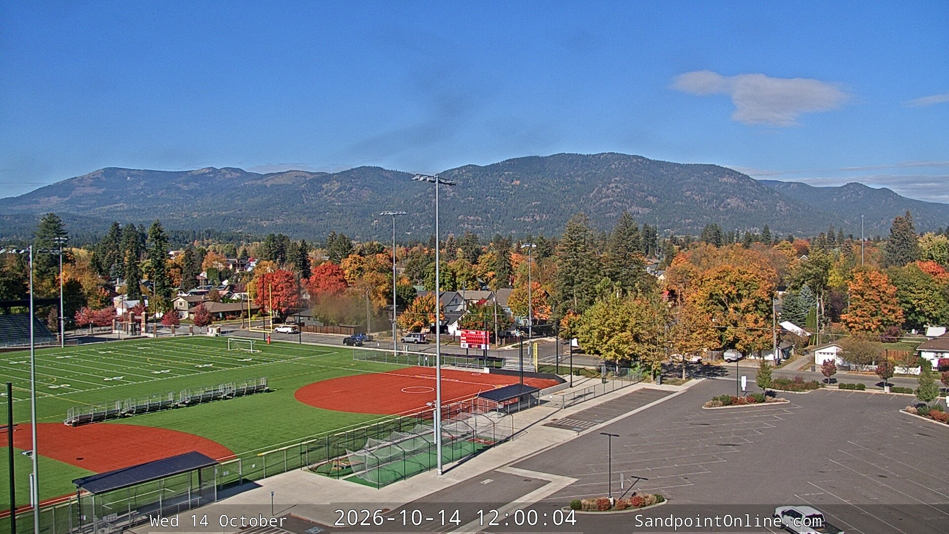 view from Sandpoint Online - Schweitzer Mountain on 2026-10-14