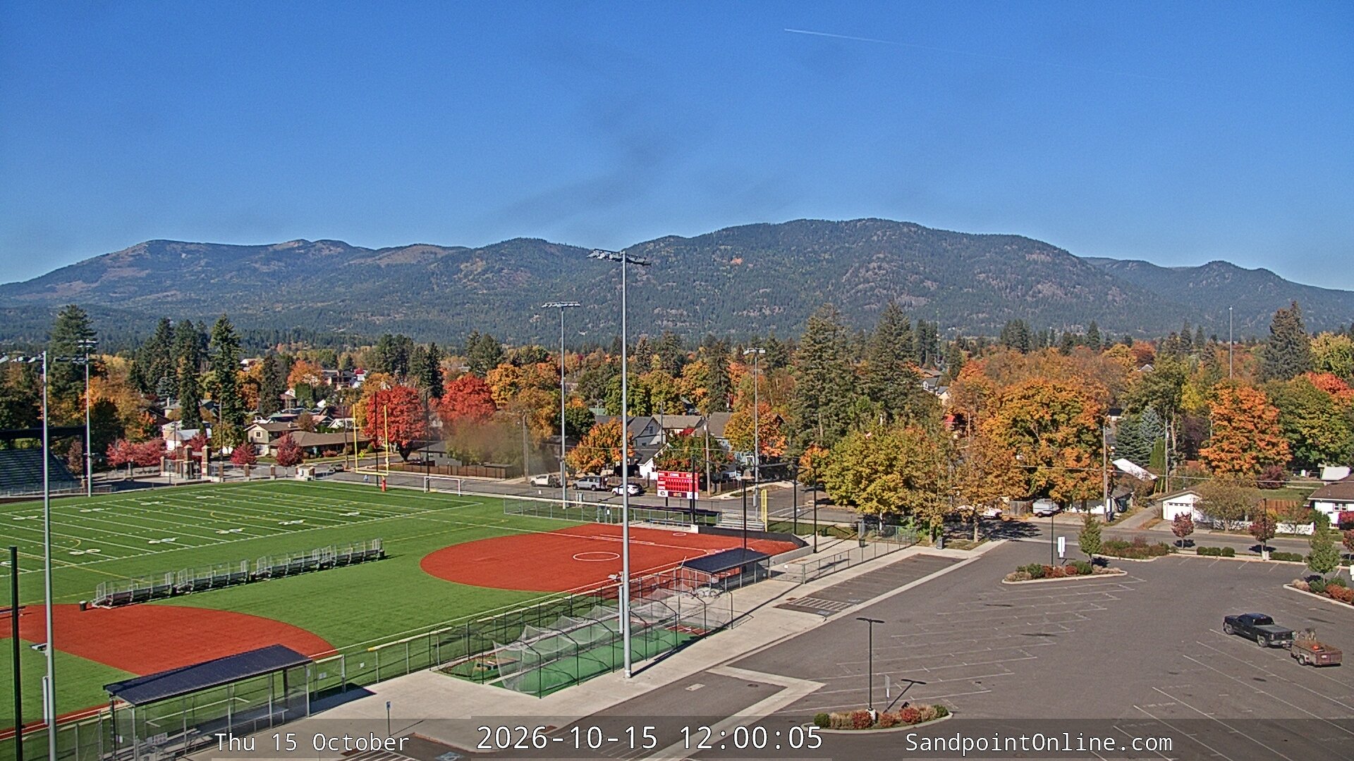 view from Sandpoint Online - Schweitzer Mountain on 2026-10-15