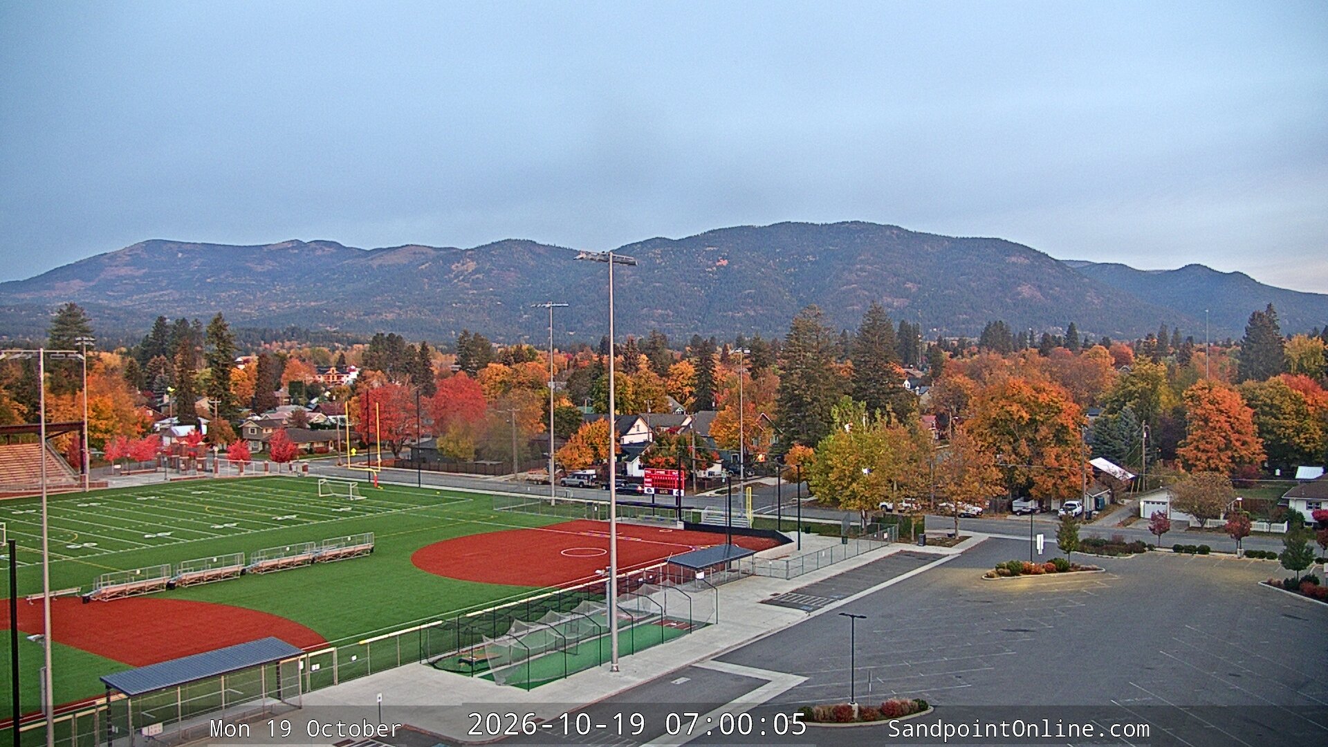 time-lapse frame, Sandpoint Online - Schweitzer Mountain webcam