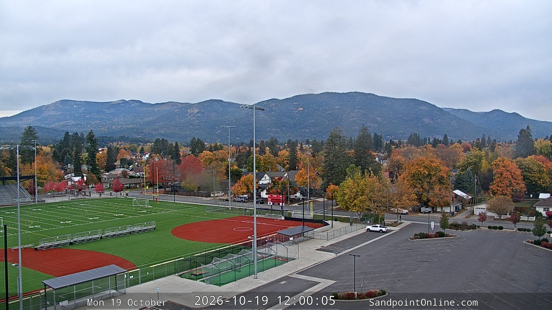 view from Sandpoint Online - Schweitzer Mountain on 2026-10-19