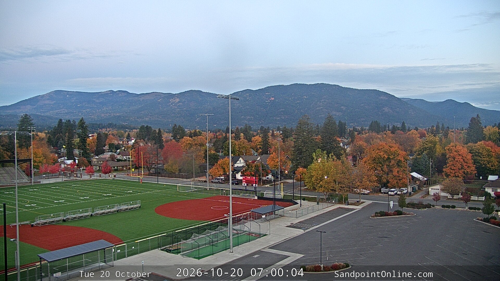 time-lapse frame, Sandpoint Online - Schweitzer Mountain webcam